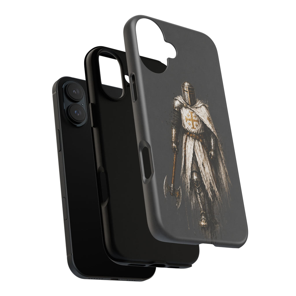Knight Of The Kingdom Of Jerusalem Phone Case | Charcoal Grey