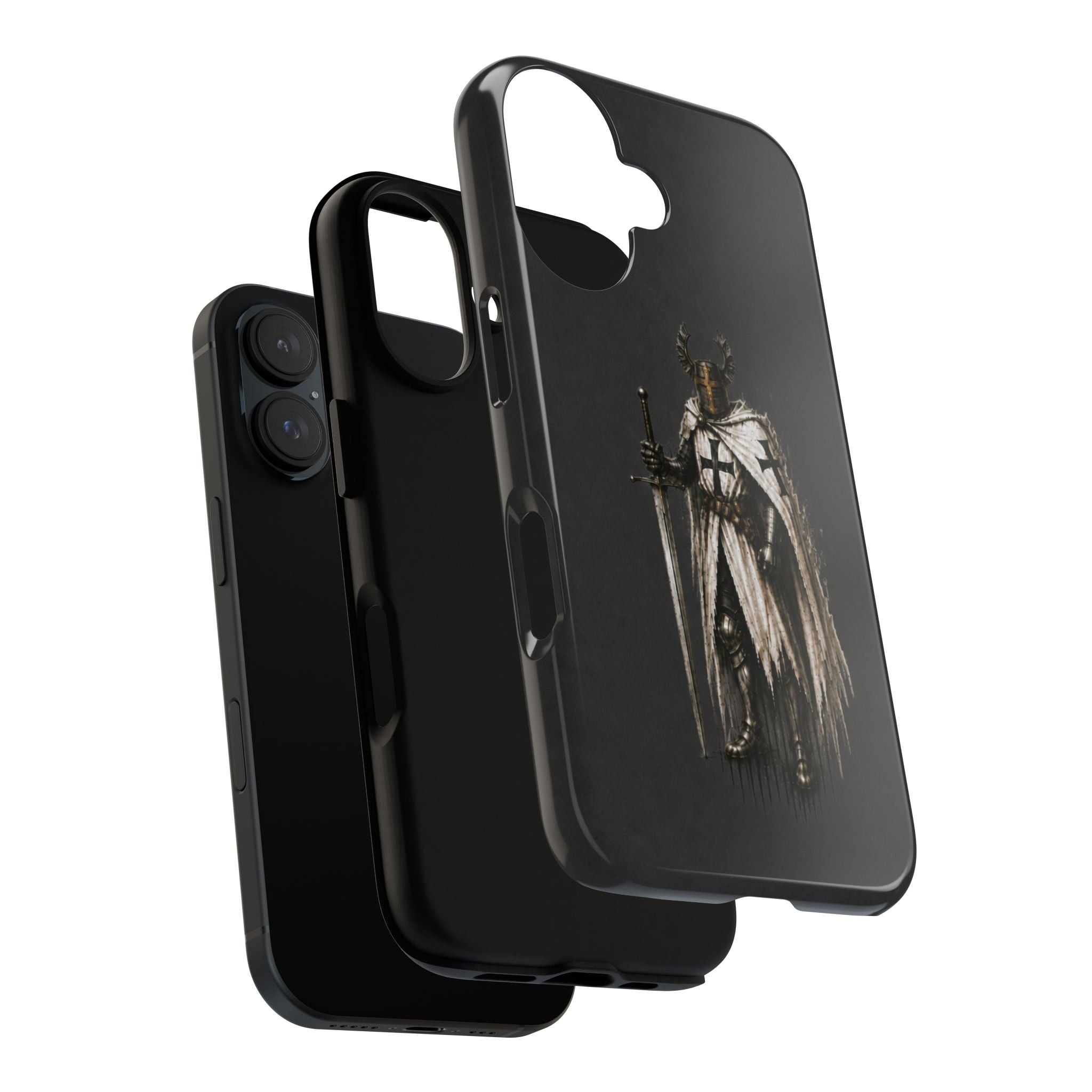 Knight Of The Teutonic Order Phone Case | Charcoal Grey