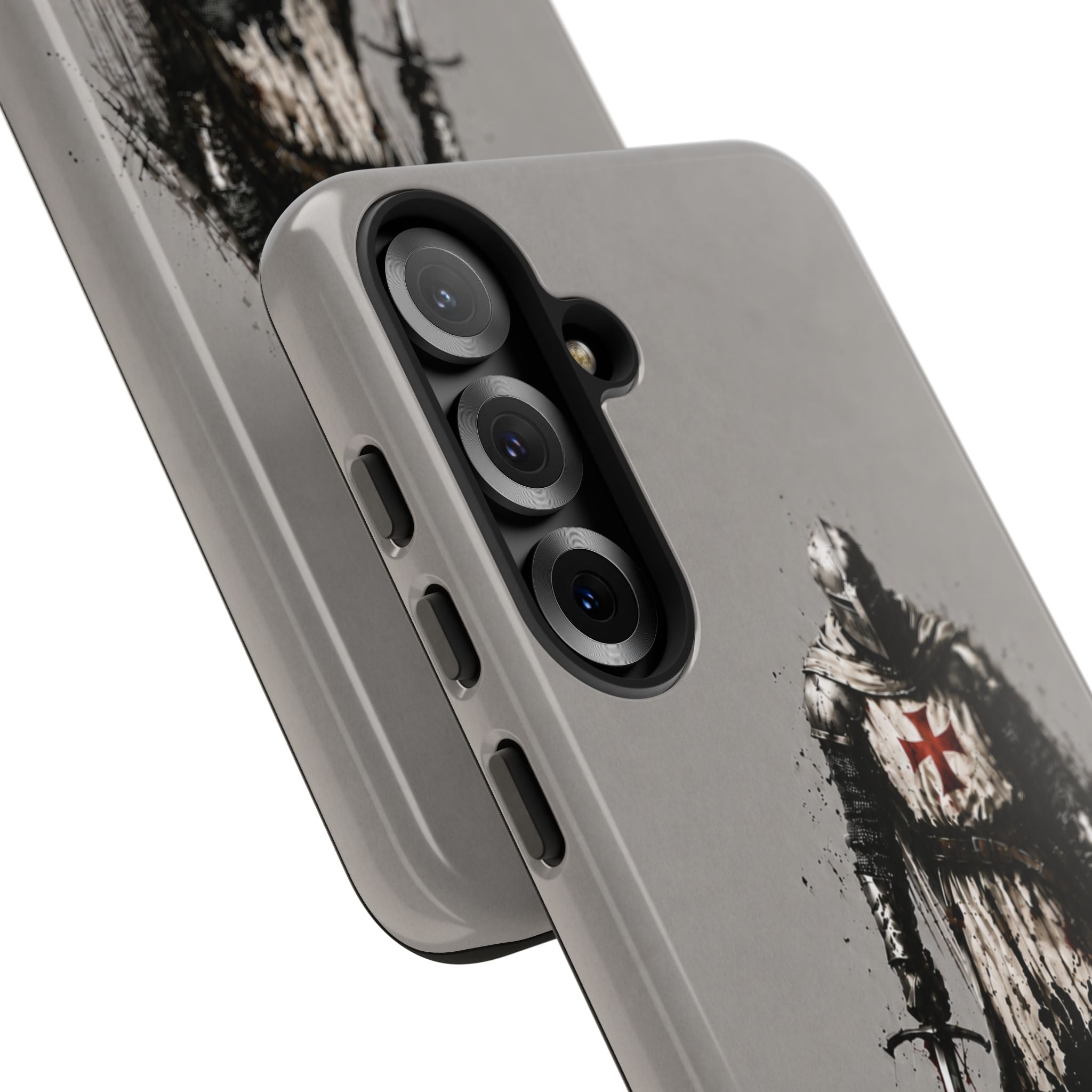 Knight Of The Templar Order Phone Case | Stone Grey