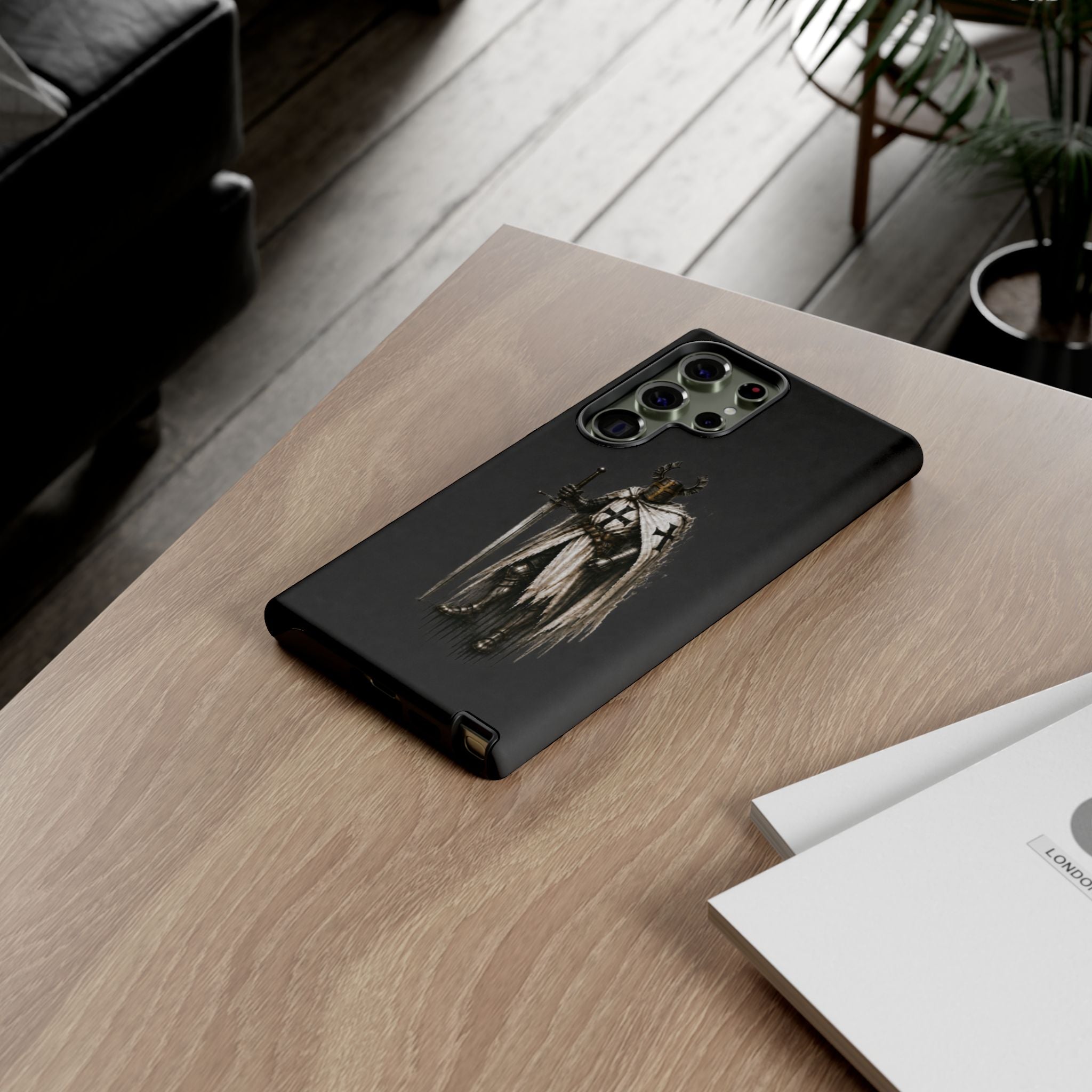 Knight Of The Teutonic Order Phone Case | Charcoal Grey