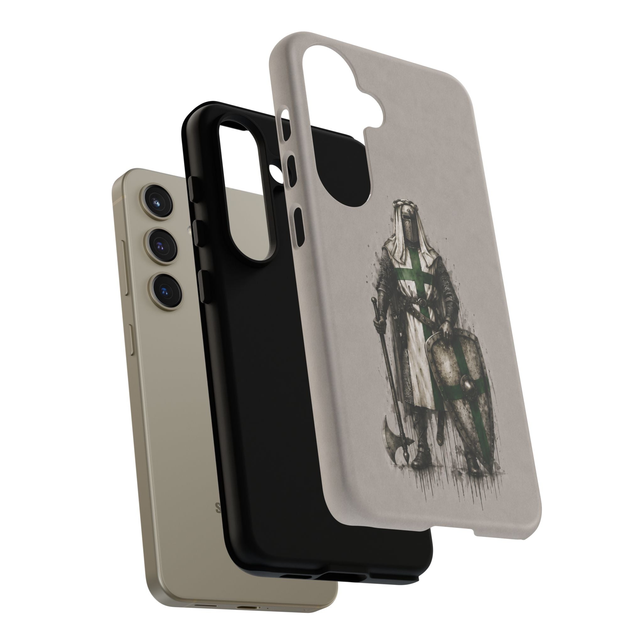 Knight Of The Order Of Saint Lazarus Phone Case | Stone Grey