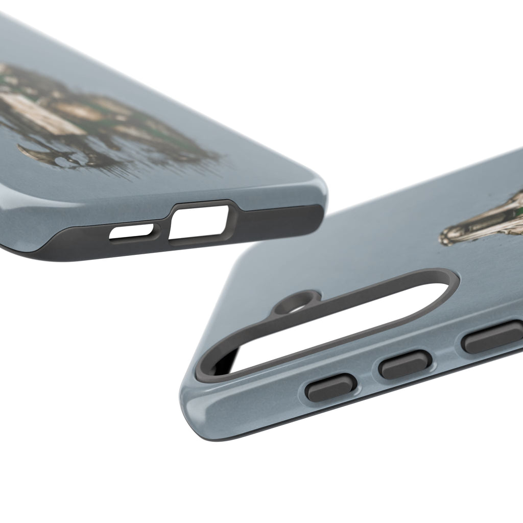 Knight Of The Order Of Saint Lazarus Phone Case | Faded Steel Blue