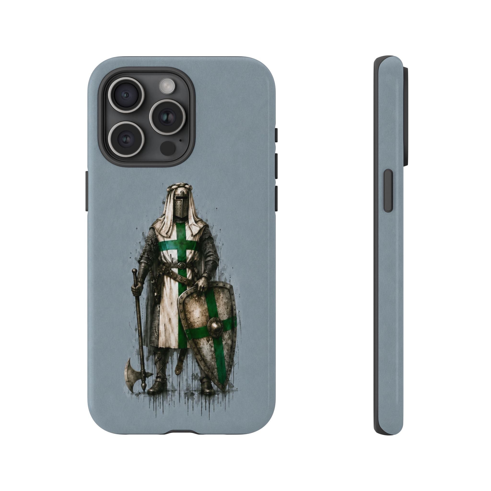 Knight Of The Order Of Saint Lazarus Phone Case | Faded Steel Blue
