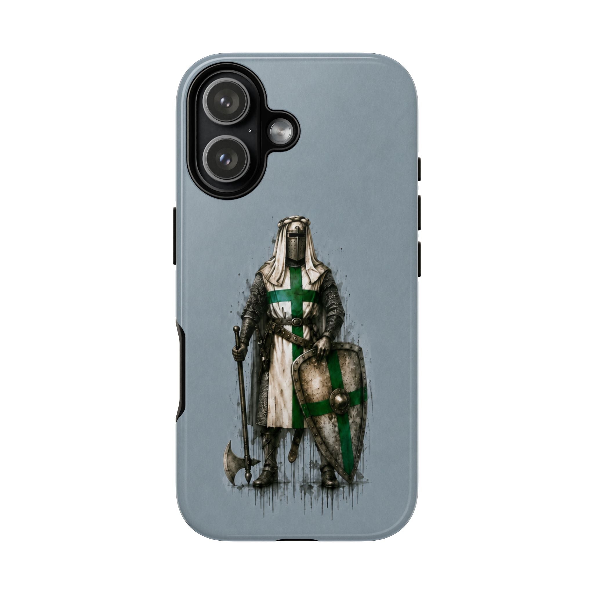 Knight Of The Order Of Saint Lazarus Phone Case | Faded Steel Blue