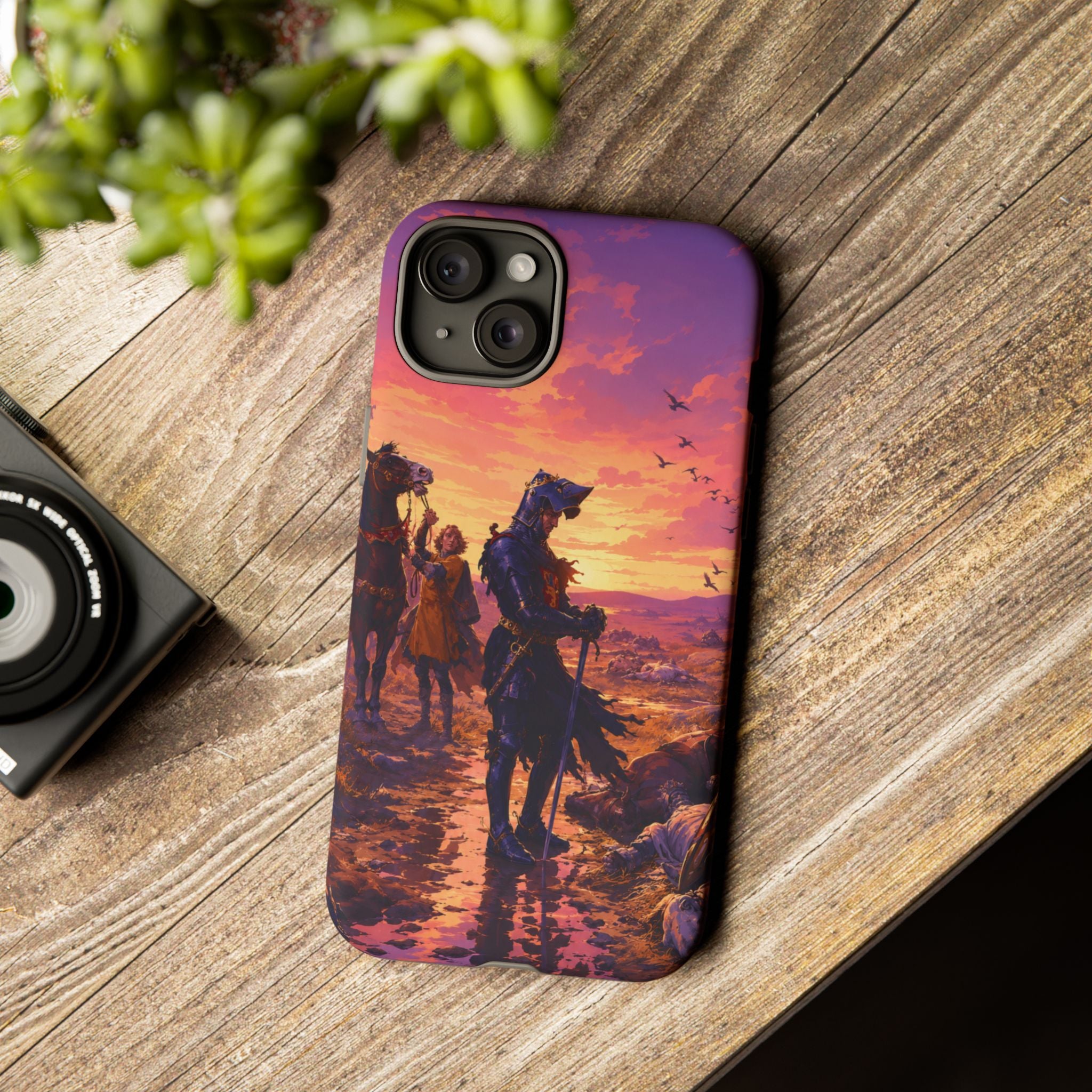 Medieval Knight Phone Cases In The GTA VI Art Style