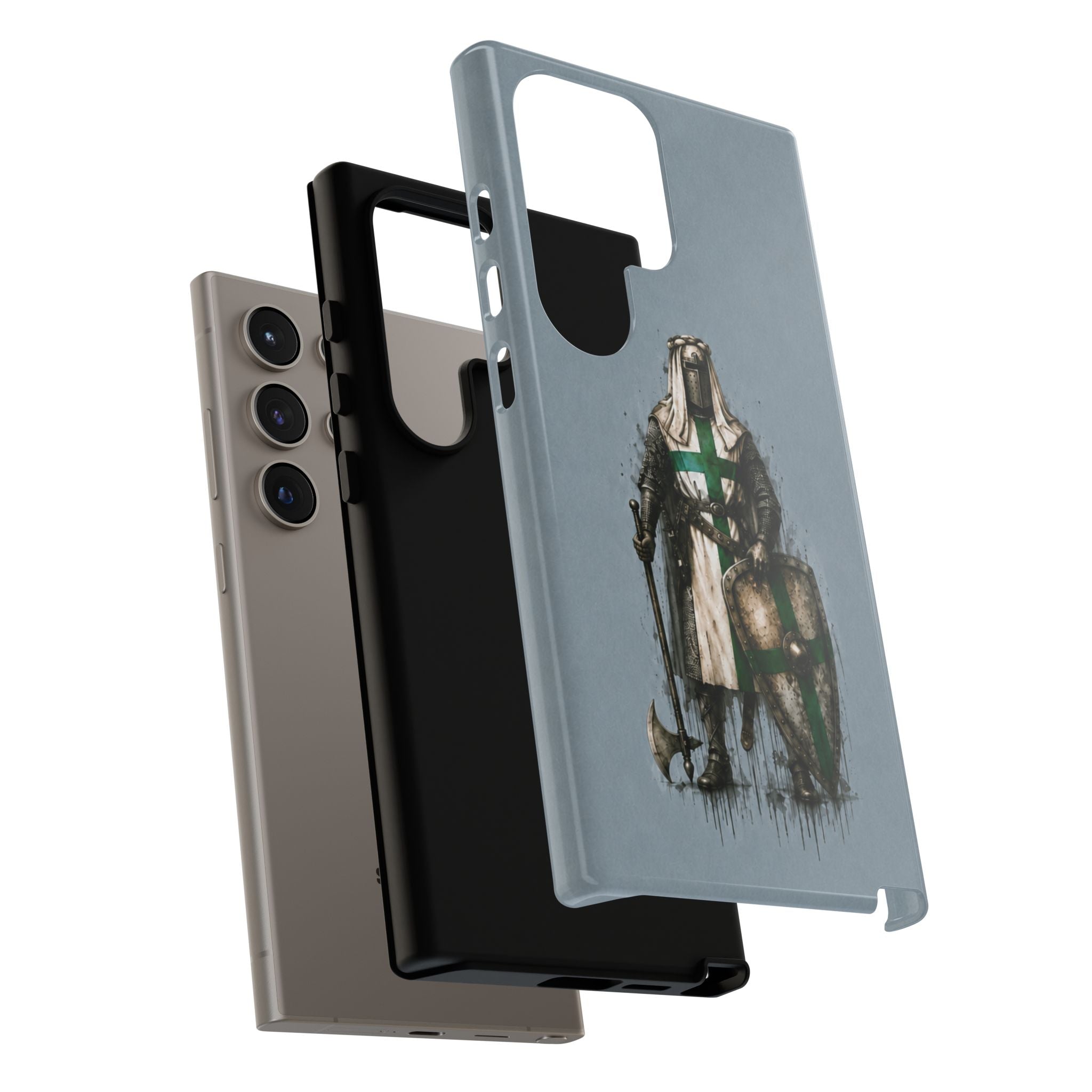 Knight Of The Order Of Saint Lazarus Phone Case | Faded Steel Blue