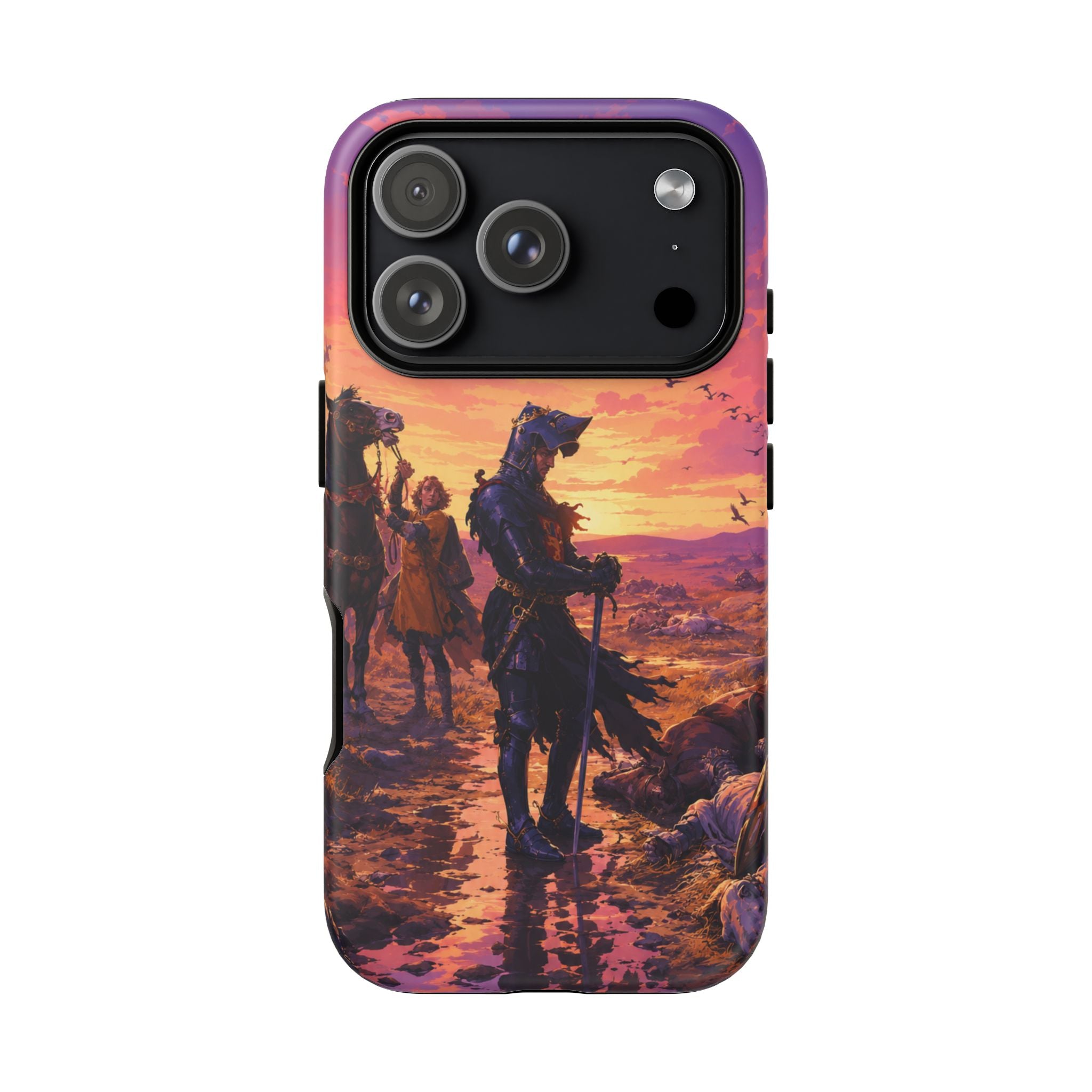 Medieval Knight Phone Cases In The GTA VI Art Style