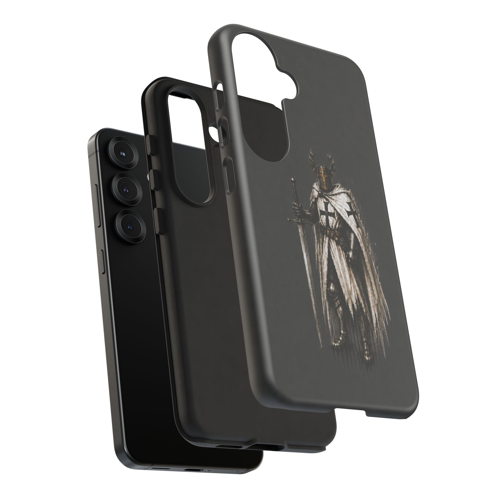 Knight Of The Teutonic Order Phone Case | Charcoal Grey