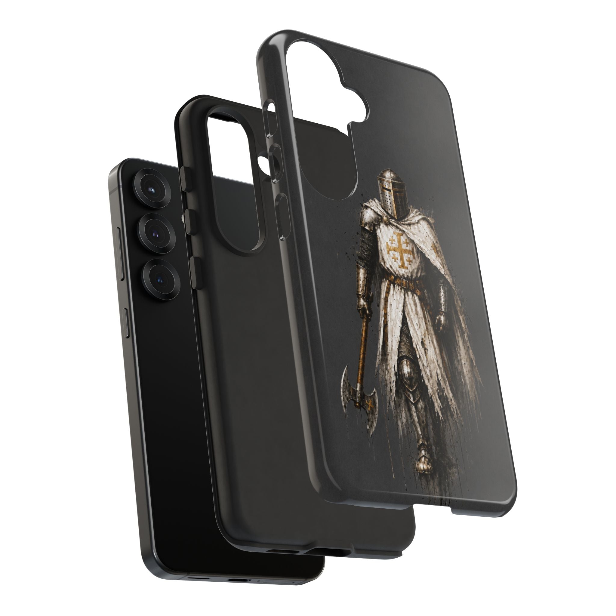 Knight Of The Kingdom Of Jerusalem Phone Case | Charcoal Grey