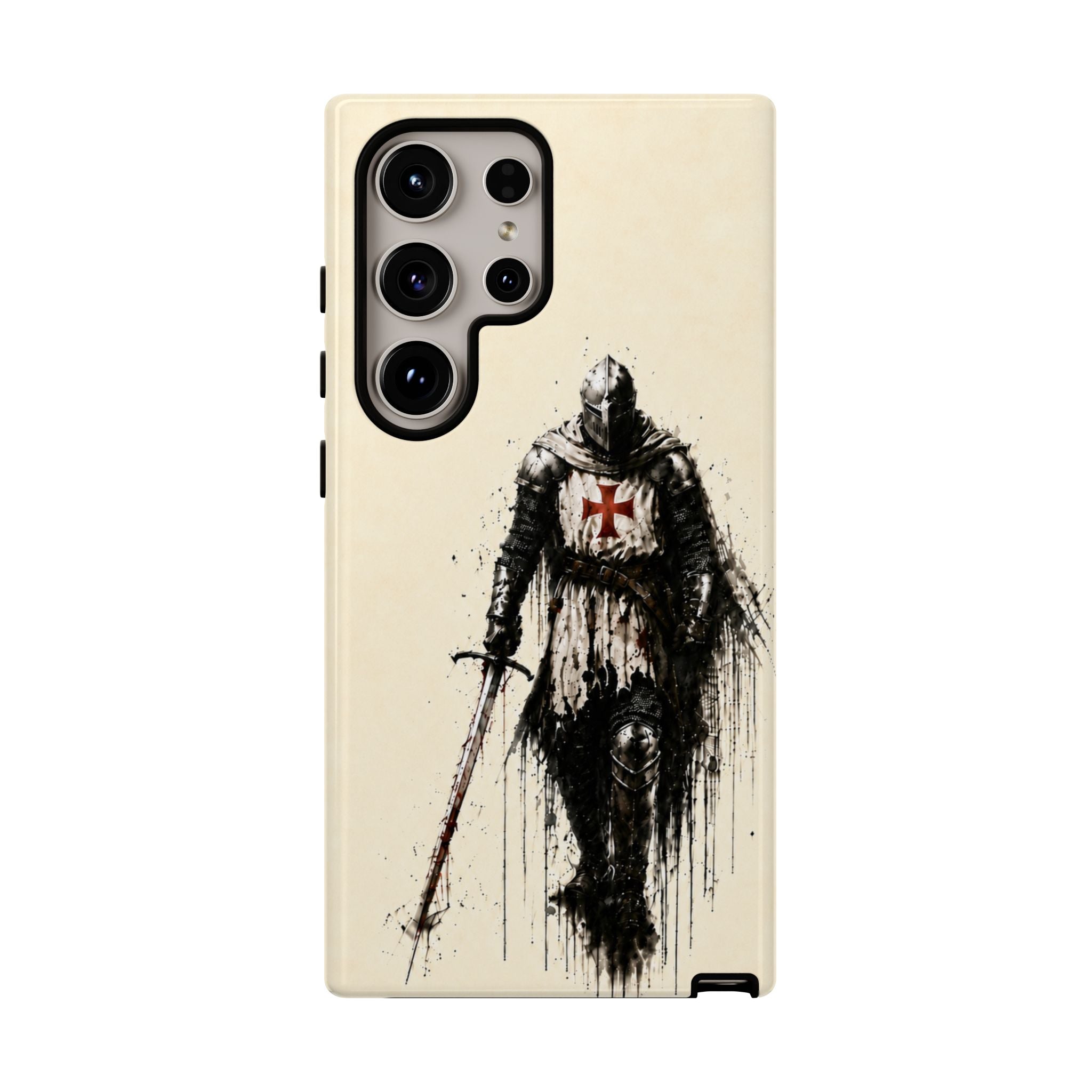Knight Of The Templar Order Phone Case | Parchment Ivory