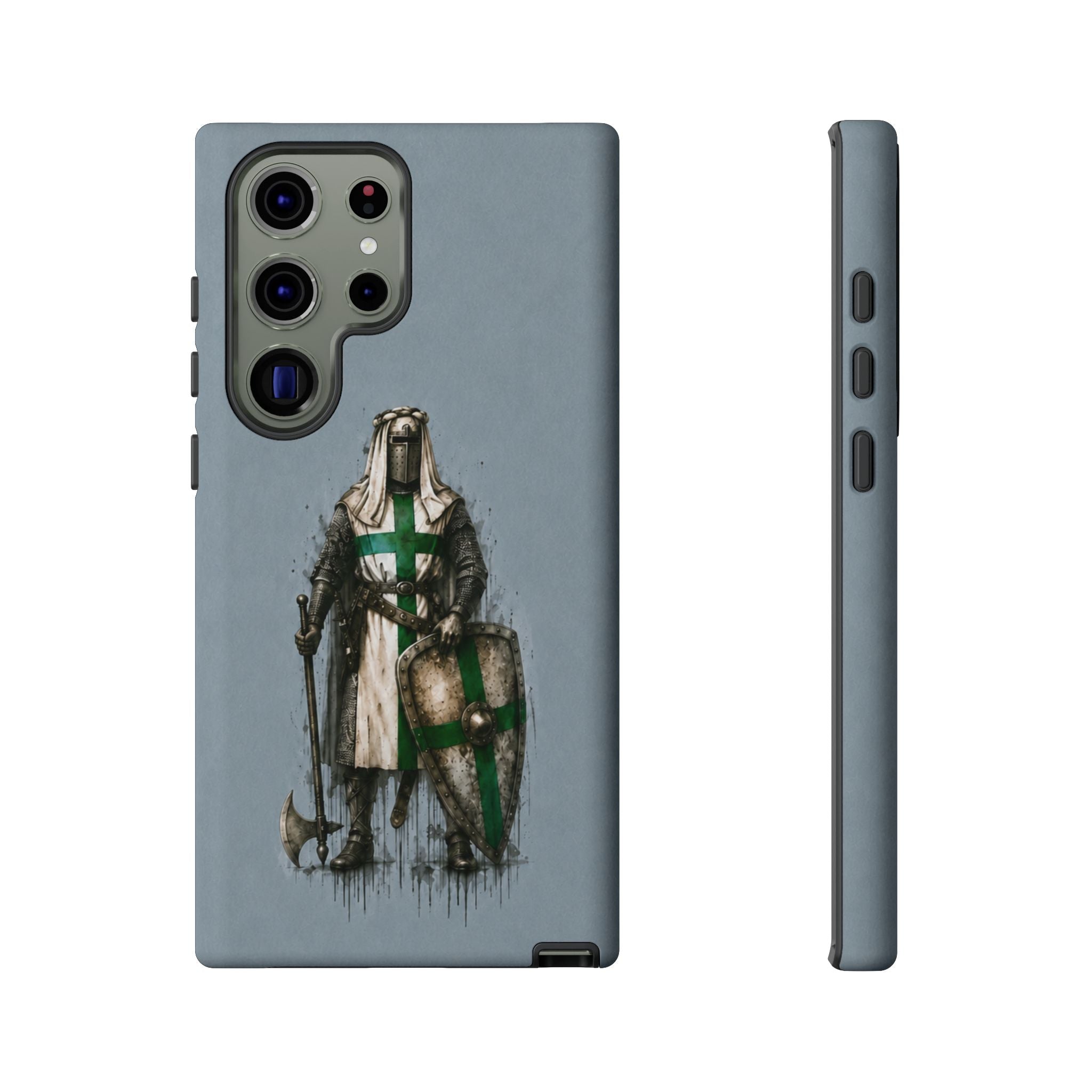 Knight Of The Order Of Saint Lazarus Phone Case | Faded Steel Blue