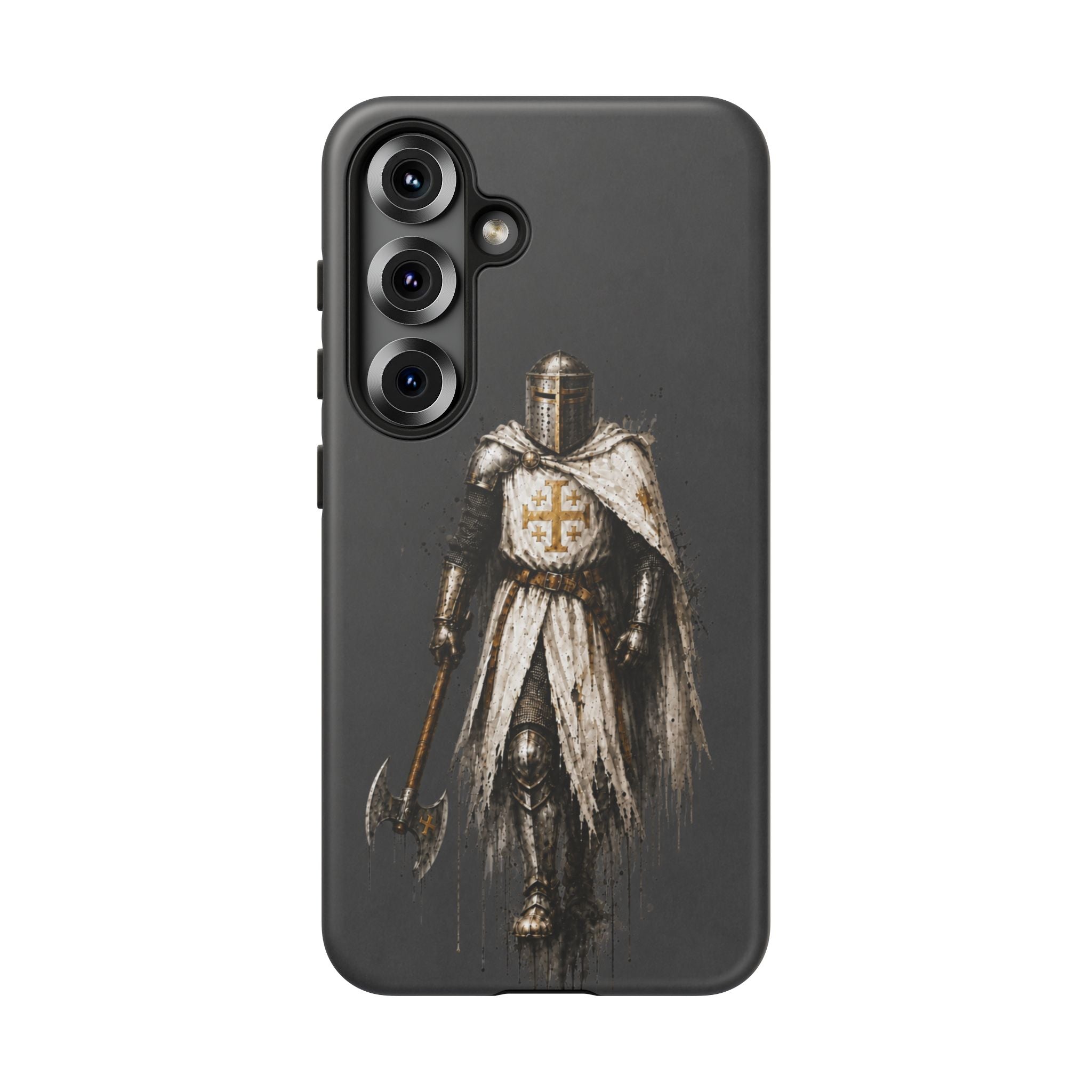 Knight Of The Kingdom Of Jerusalem Phone Case | Charcoal Grey