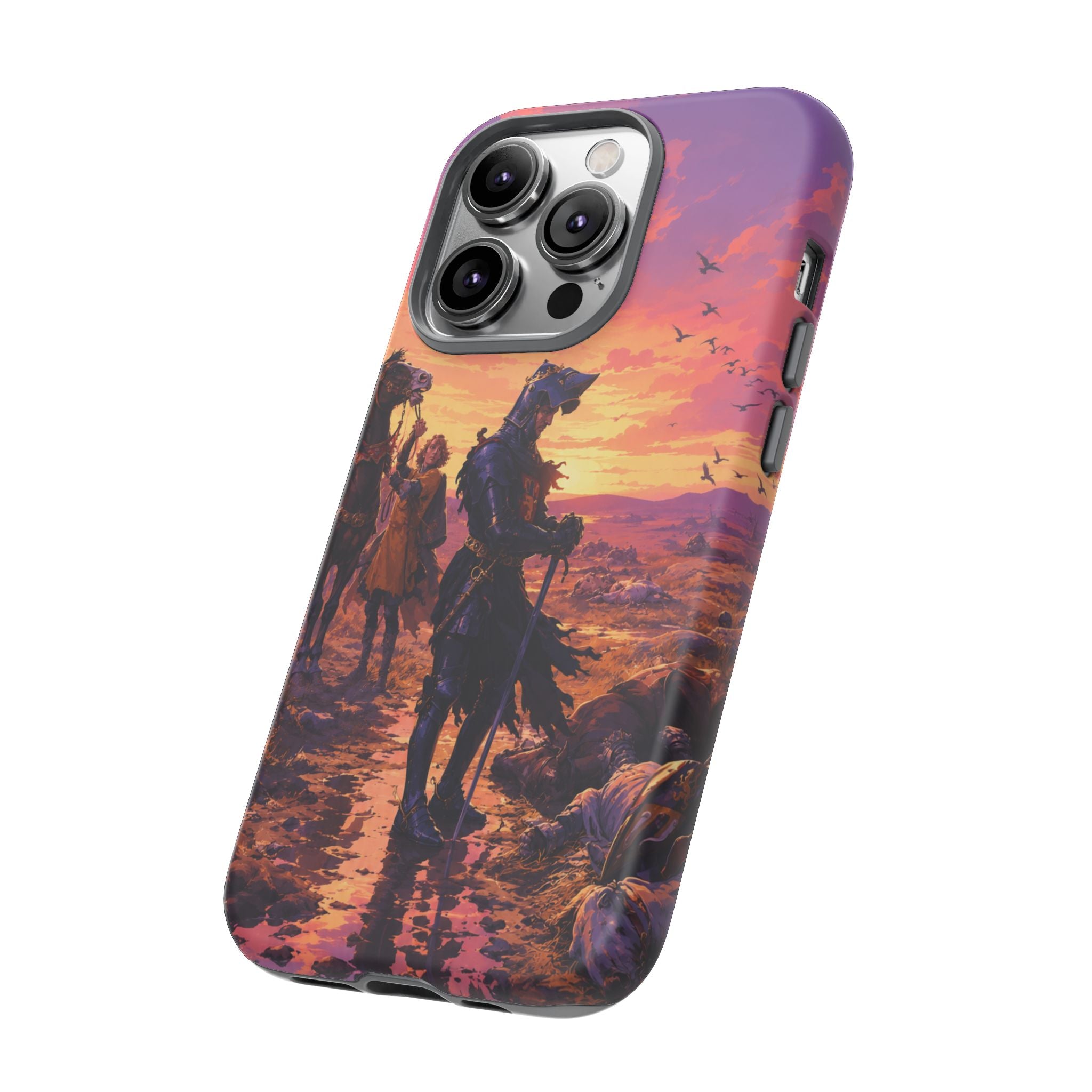 Medieval Knight Phone Cases In The GTA VI Art Style
