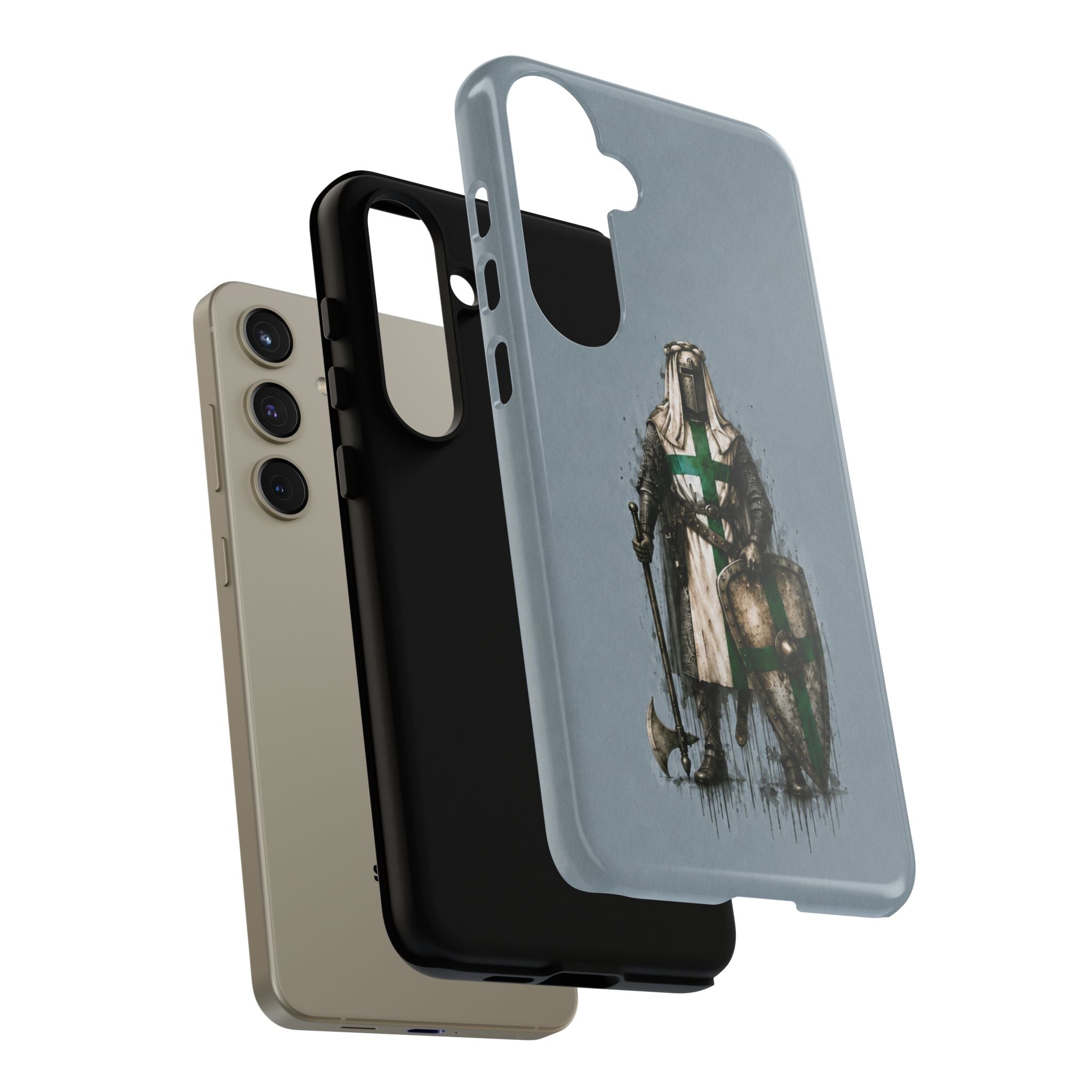 Knight Of The Order Of Saint Lazarus Phone Case | Faded Steel Blue