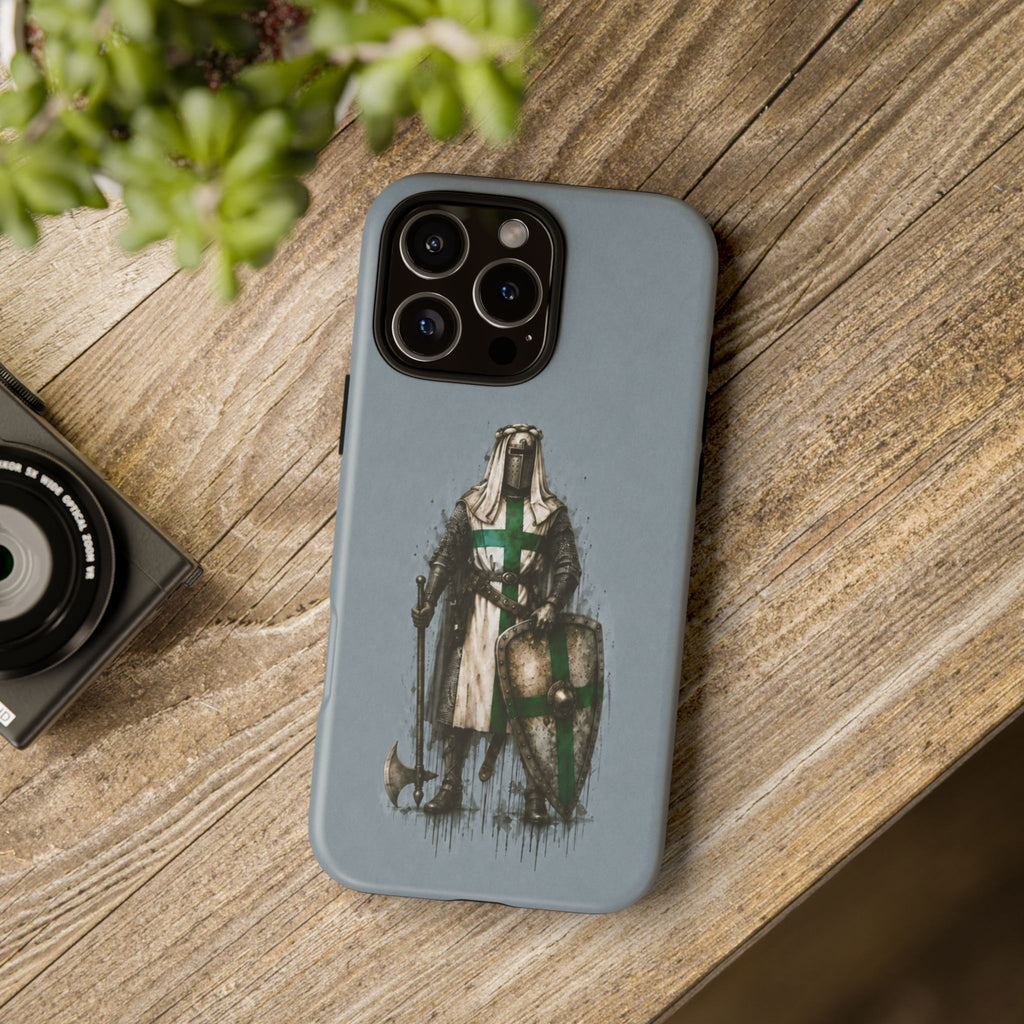 Knight Of The Order Of Saint Lazarus Phone Case | Faded Steel Blue