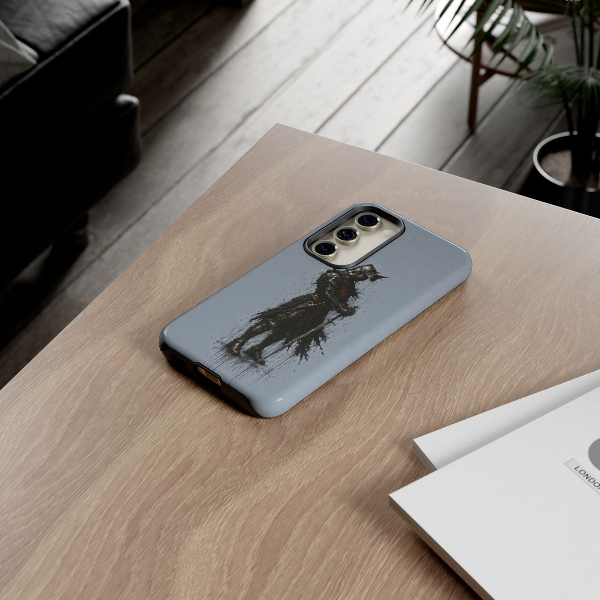 The Black Prince Phone Case I Faded Steel Blue