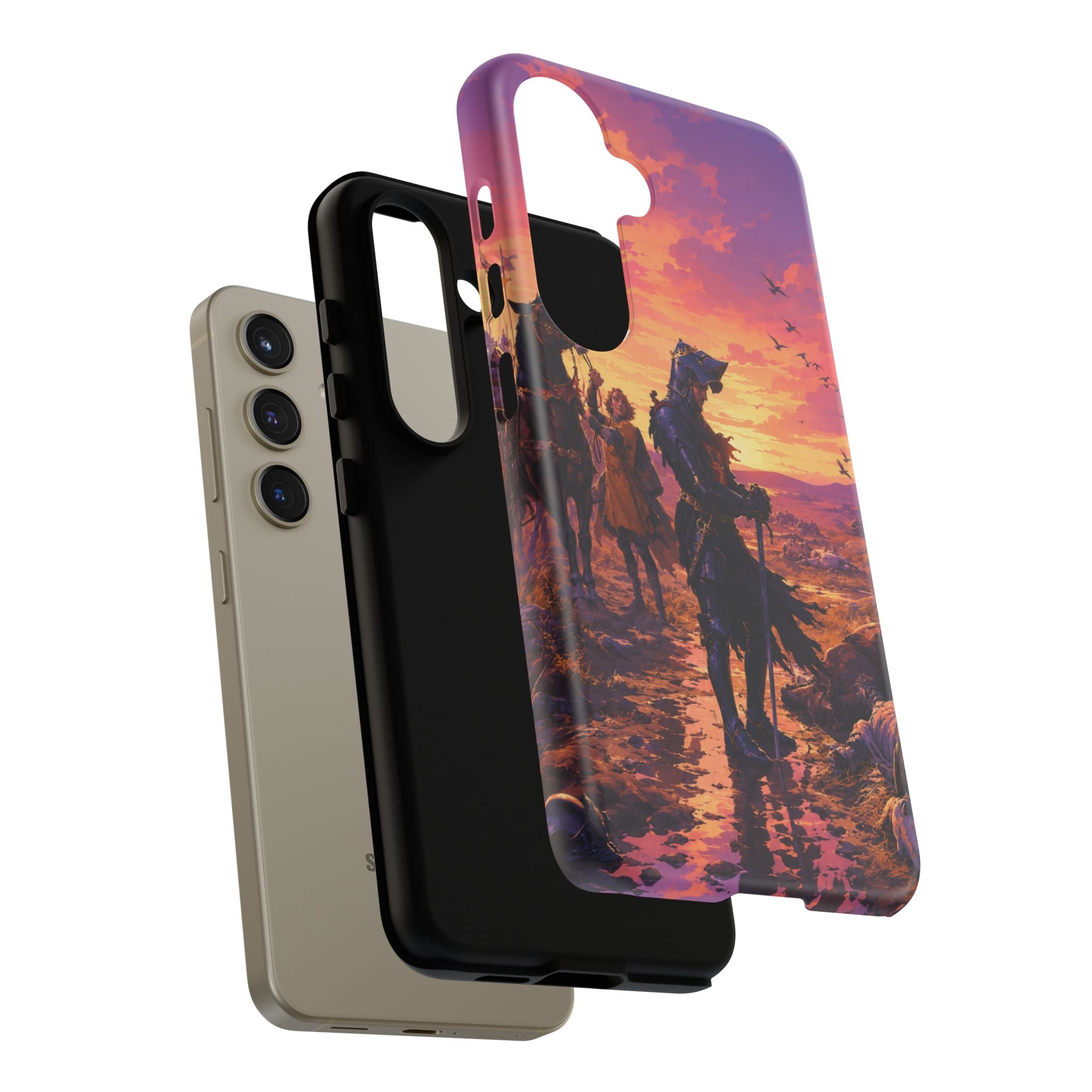 Medieval Knight Phone Cases In The GTA VI Art Style
