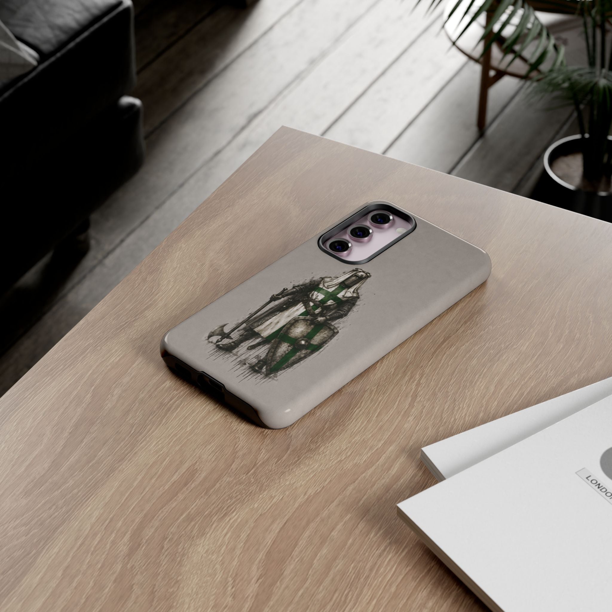 Knight Of The Order Of Saint Lazarus Phone Case | Stone Grey