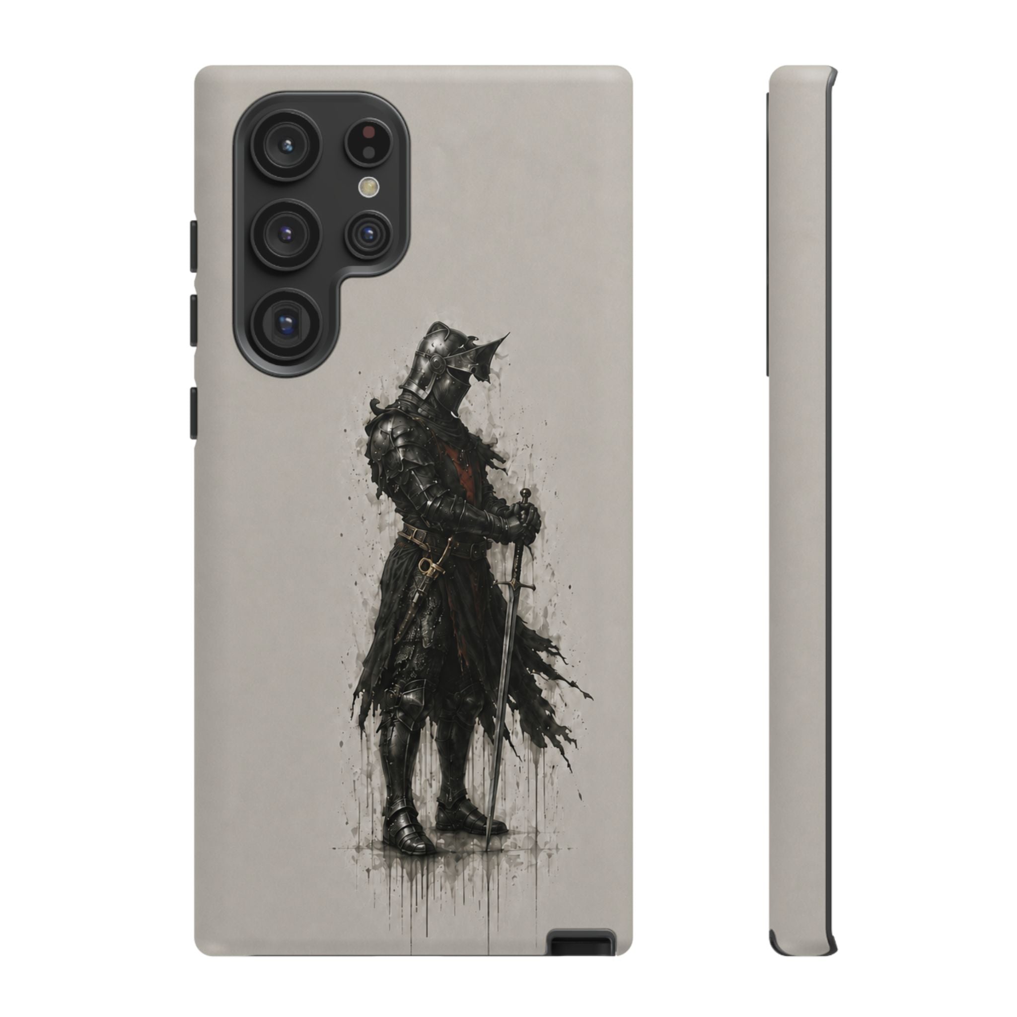 The Black Prince Phone Case | Stone Grey