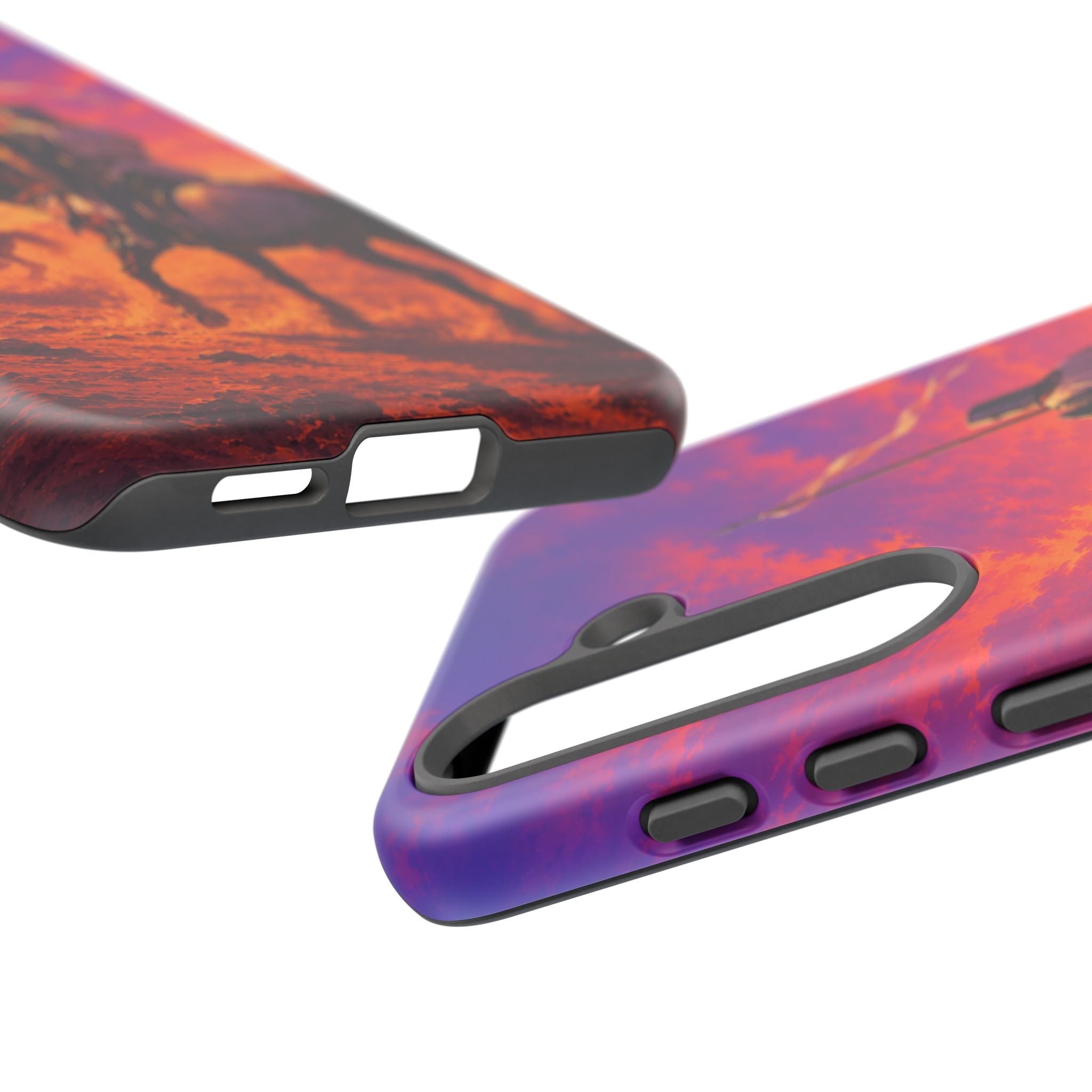 Medieval Knights Sunset Phone Case | Armor Cavalry Phone Case