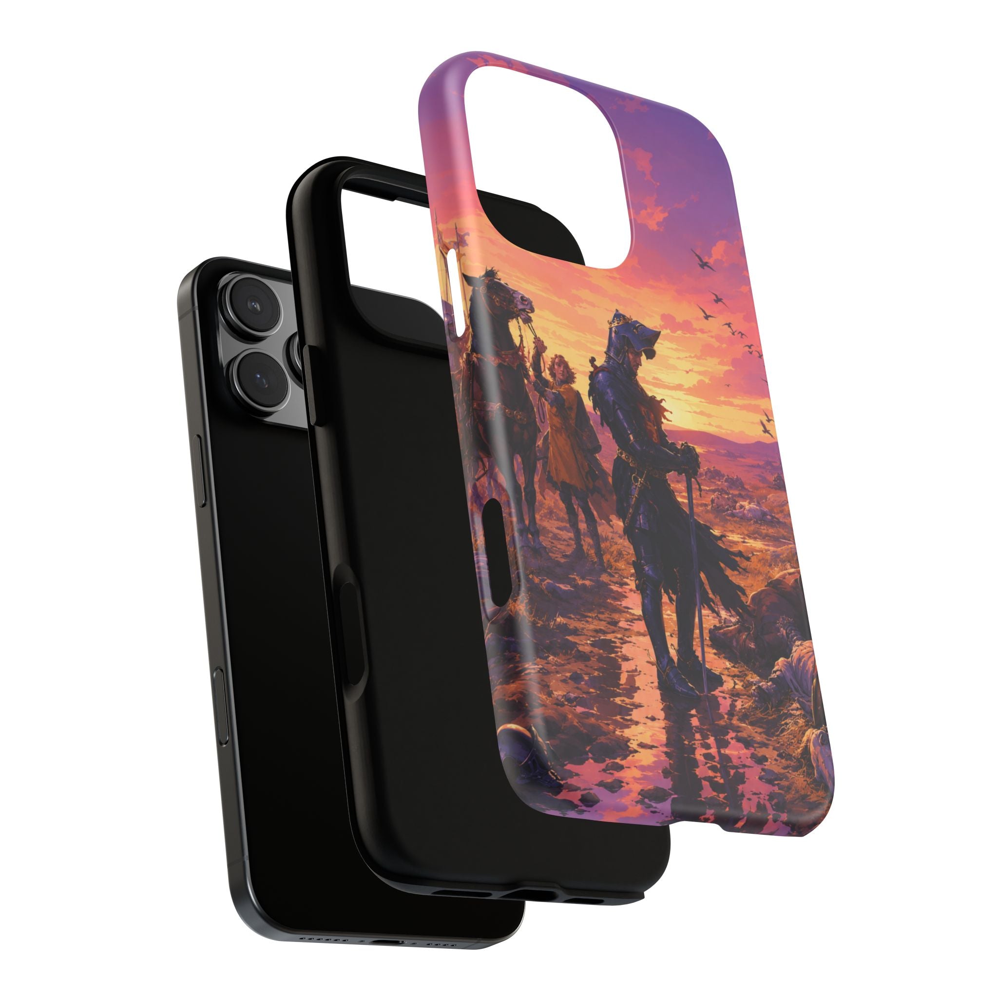 Medieval Knight Phone Cases In The GTA VI Art Style