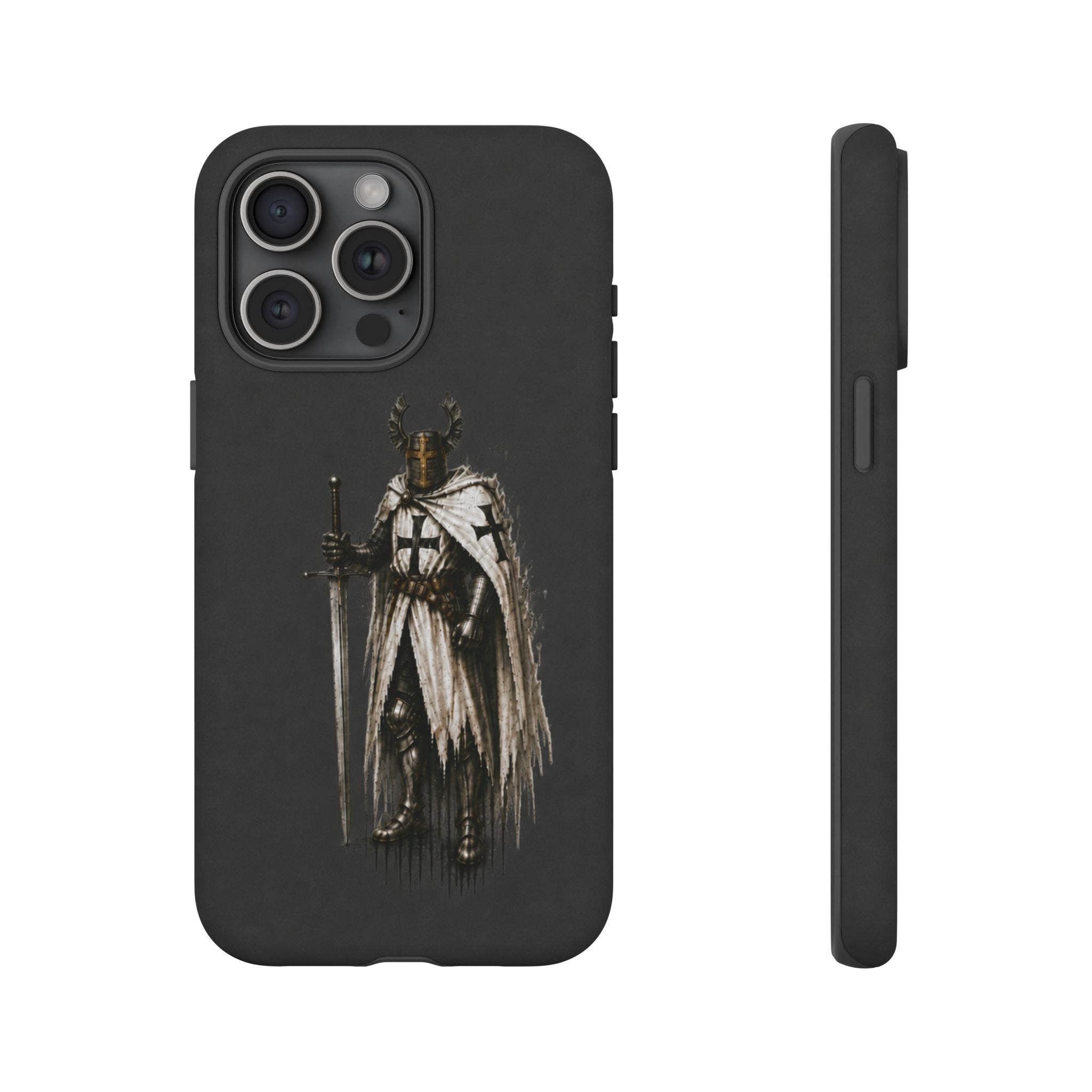 Knight Of The Teutonic Order Phone Case | Charcoal Grey