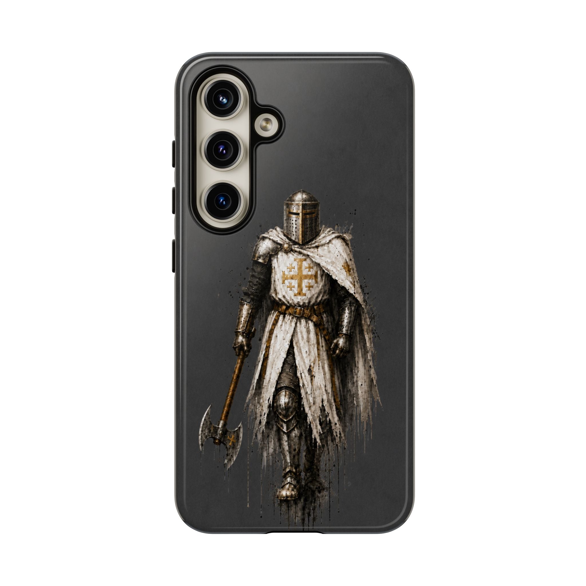 Knight Of The Kingdom Of Jerusalem Phone Case | Charcoal Grey