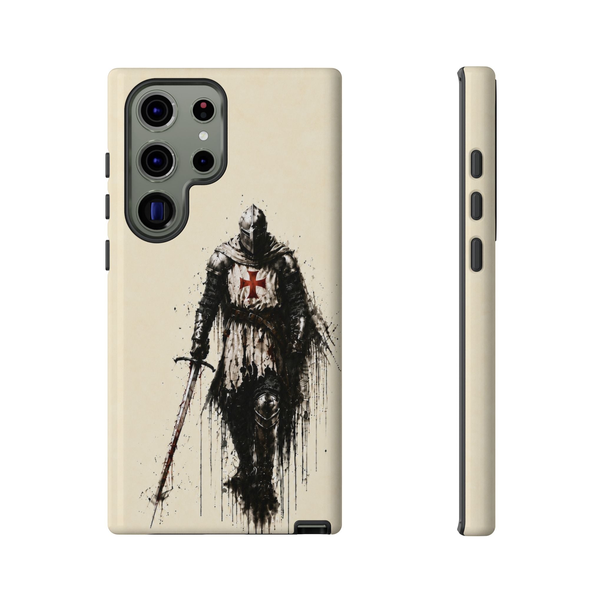 Knight Of The Templar Order Phone Case | Parchment Ivory