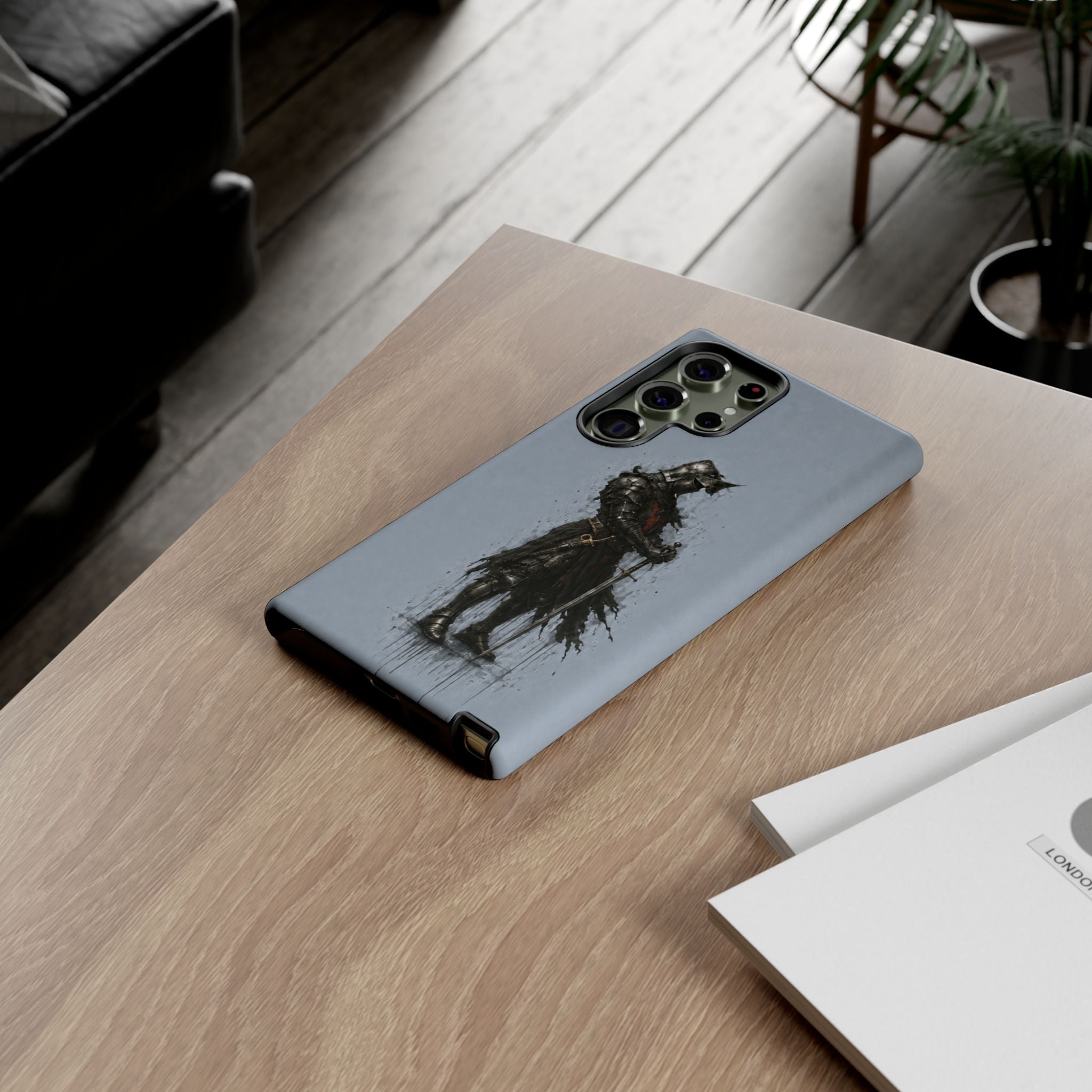 The Black Prince Phone Case I Faded Steel Blue