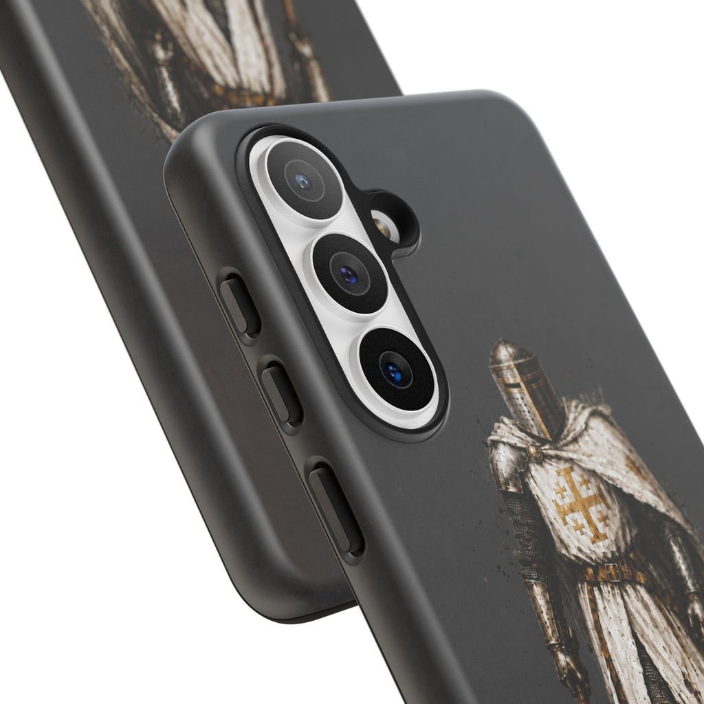 Knight Of The Kingdom Of Jerusalem Phone Case | Charcoal Grey