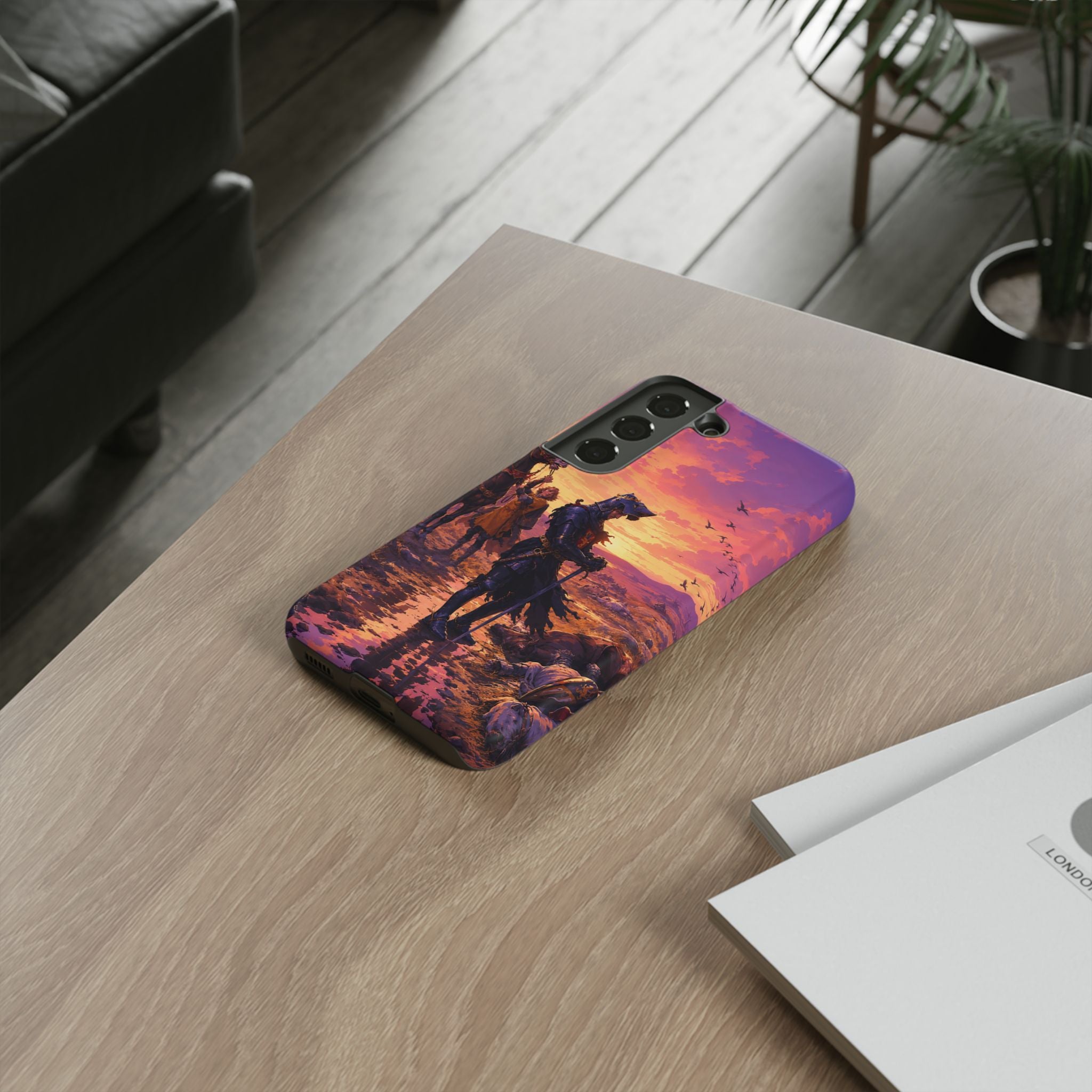 Medieval Knight Phone Cases In The GTA VI Art Style