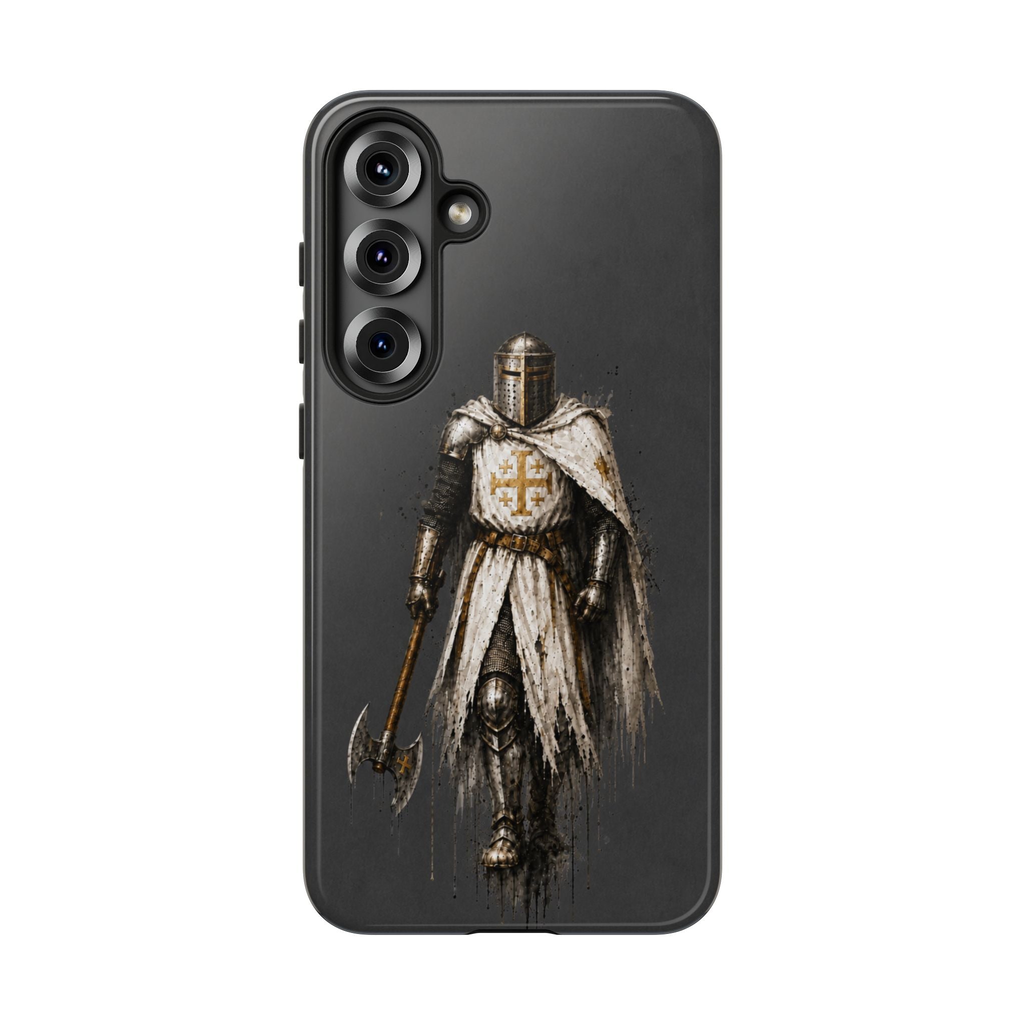 Knight Of The Kingdom Of Jerusalem Phone Case | Charcoal Grey