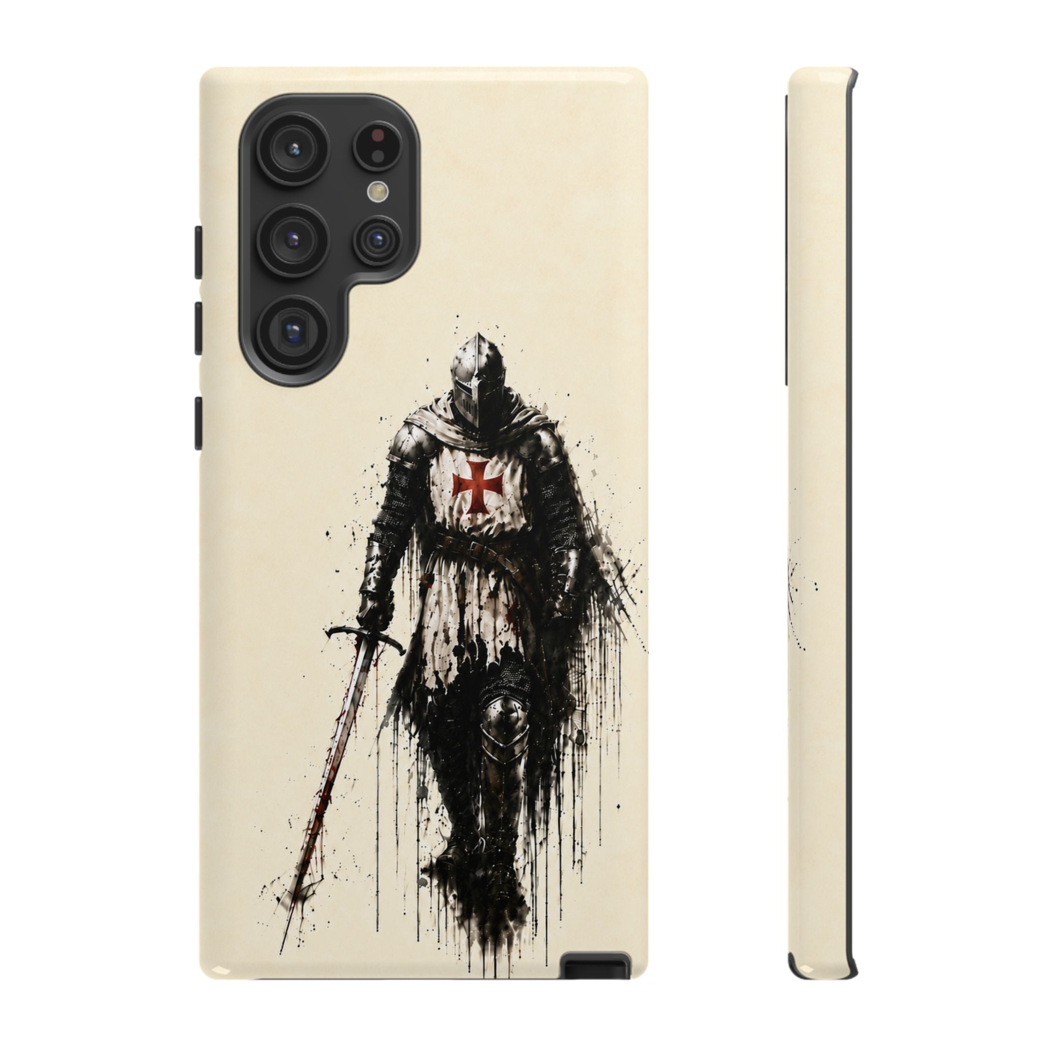 Knight Of The Templar Order Phone Case | Parchment Ivory