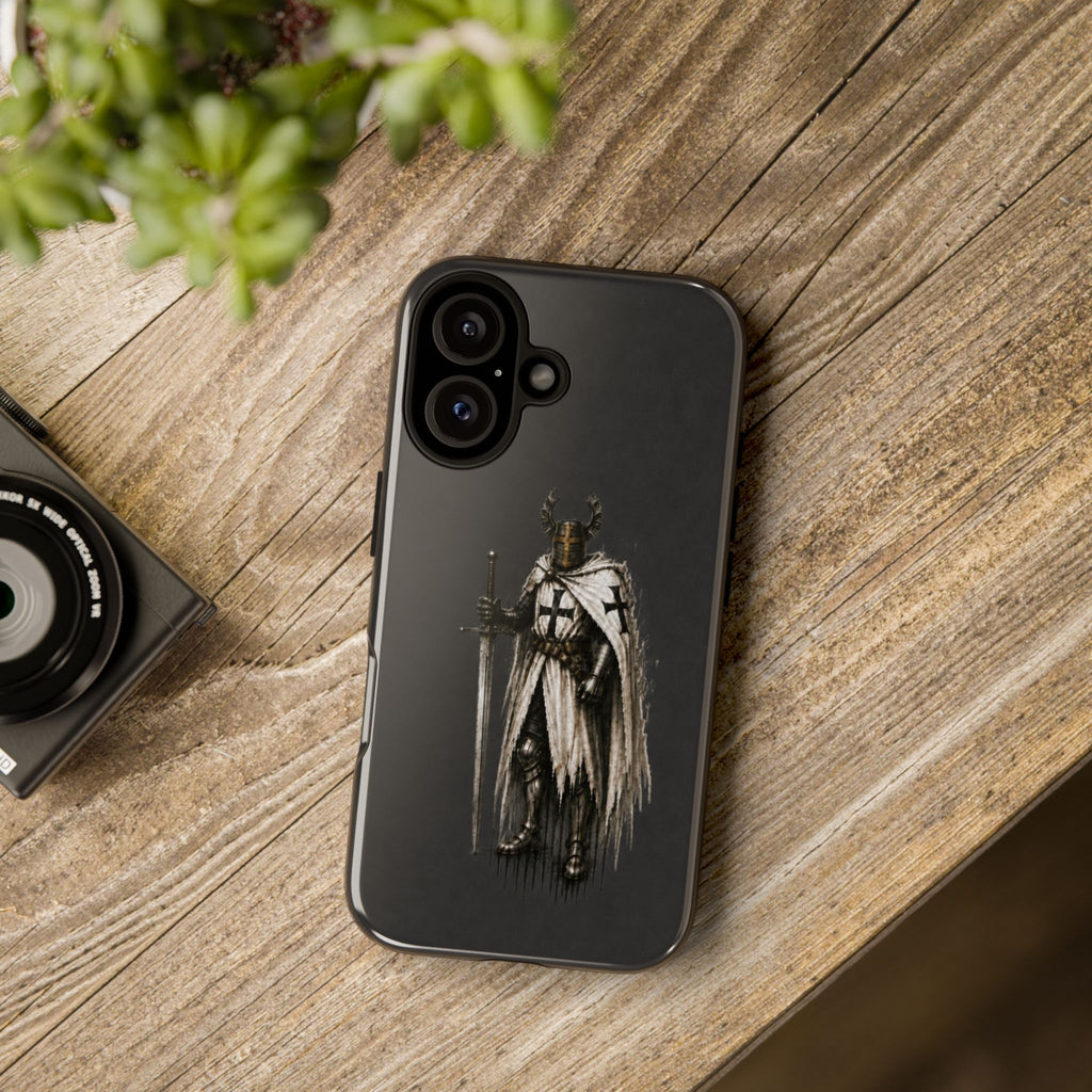 Knight Of The Teutonic Order Phone Case | Charcoal Grey
