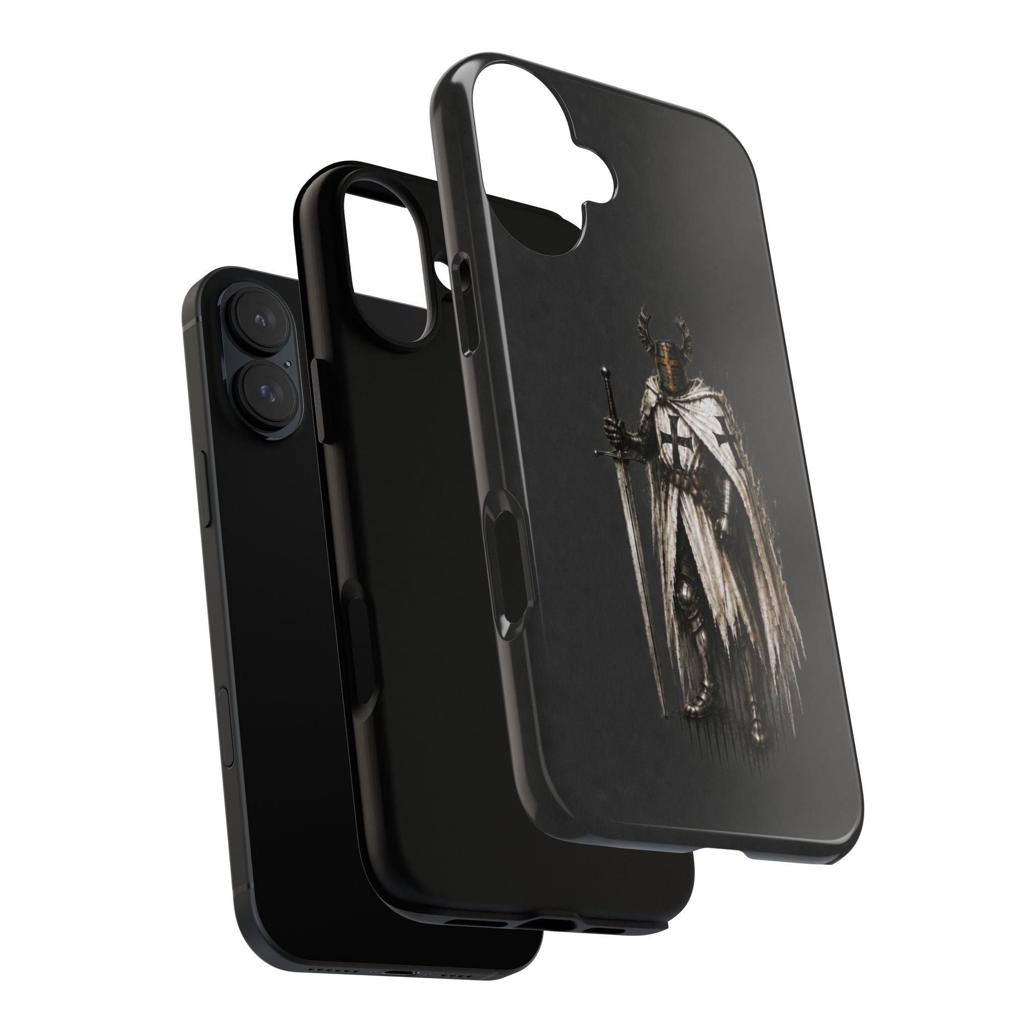 Knight Of The Teutonic Order Phone Case | Charcoal Grey