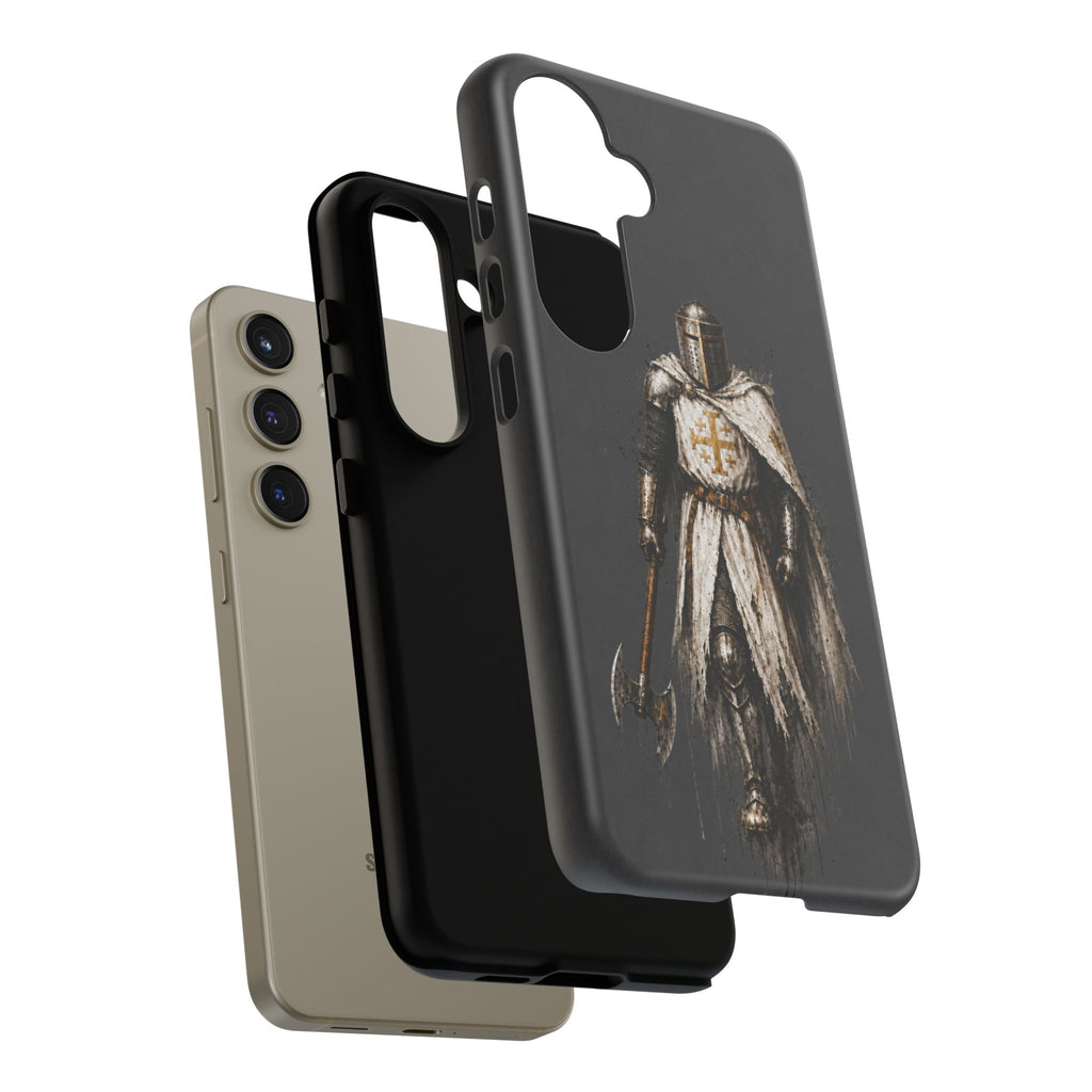 Knight Of The Kingdom Of Jerusalem Phone Case | Charcoal Grey