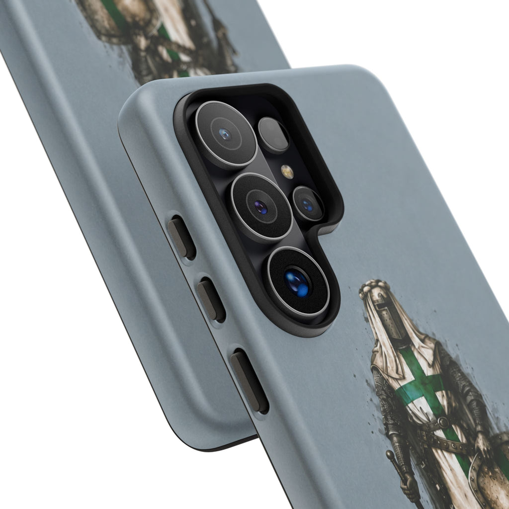 Knight Of The Order Of Saint Lazarus Phone Case | Faded Steel Blue