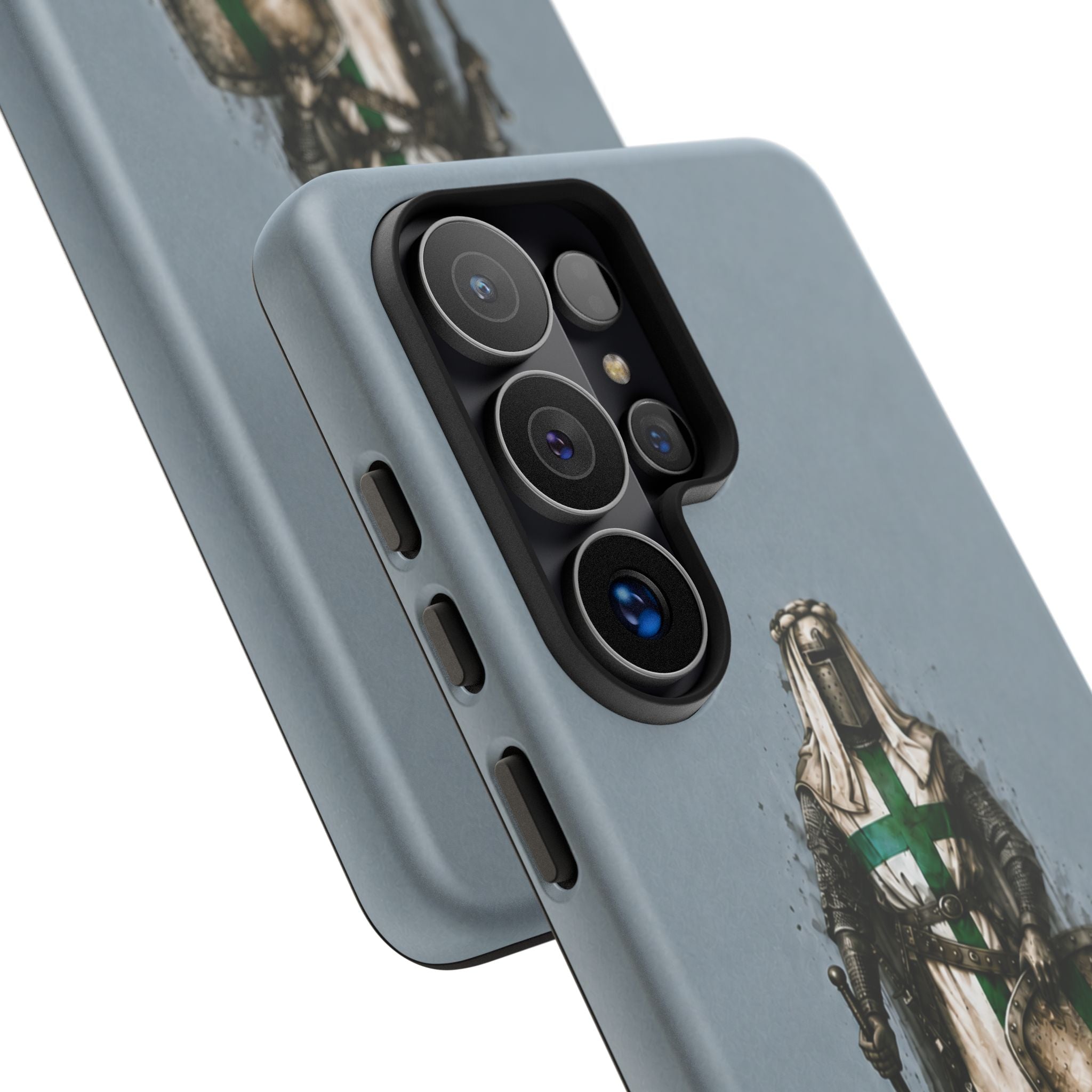 Knight Of The Order Of Saint Lazarus Phone Case | Faded Steel Blue