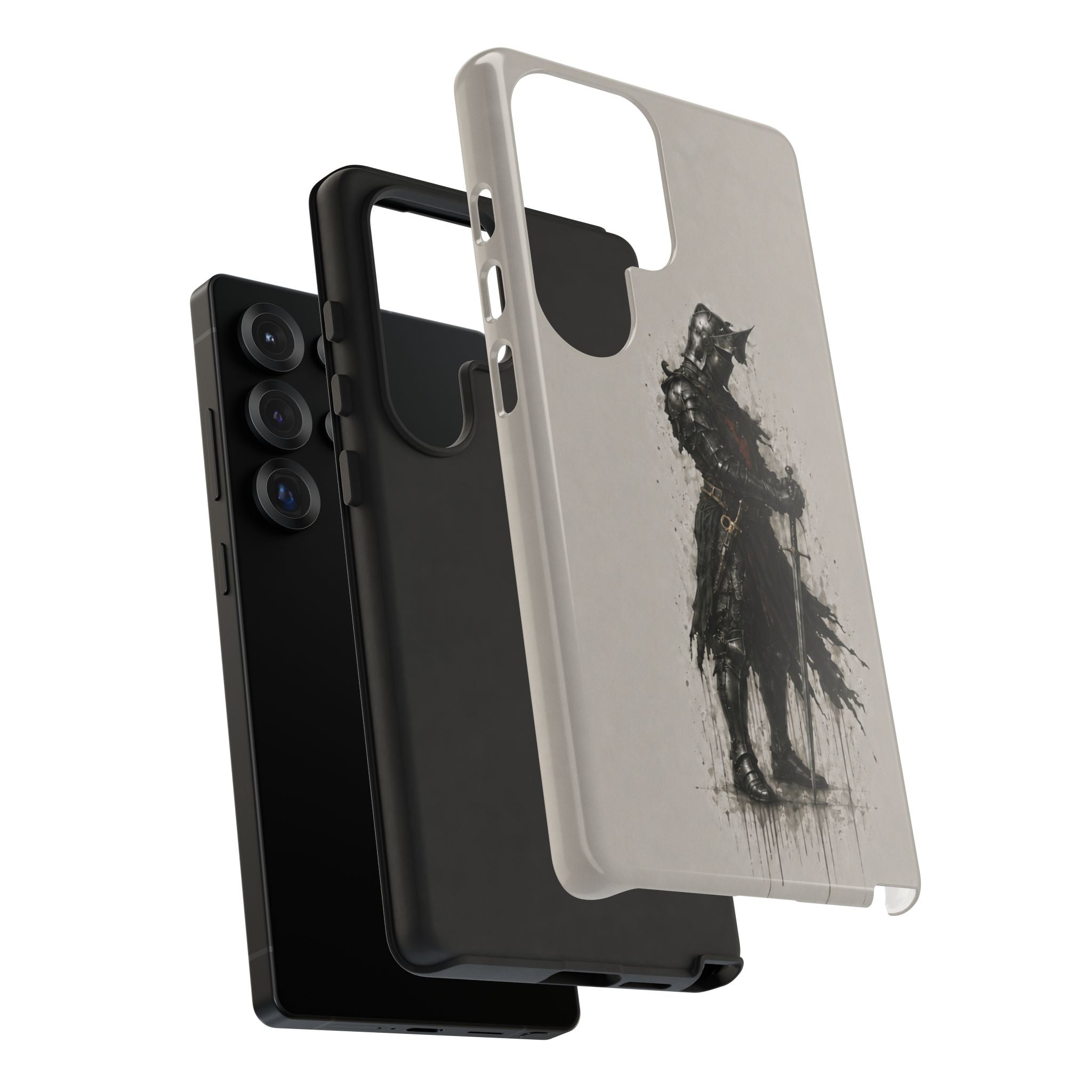 The Black Prince Phone Case | Stone Grey