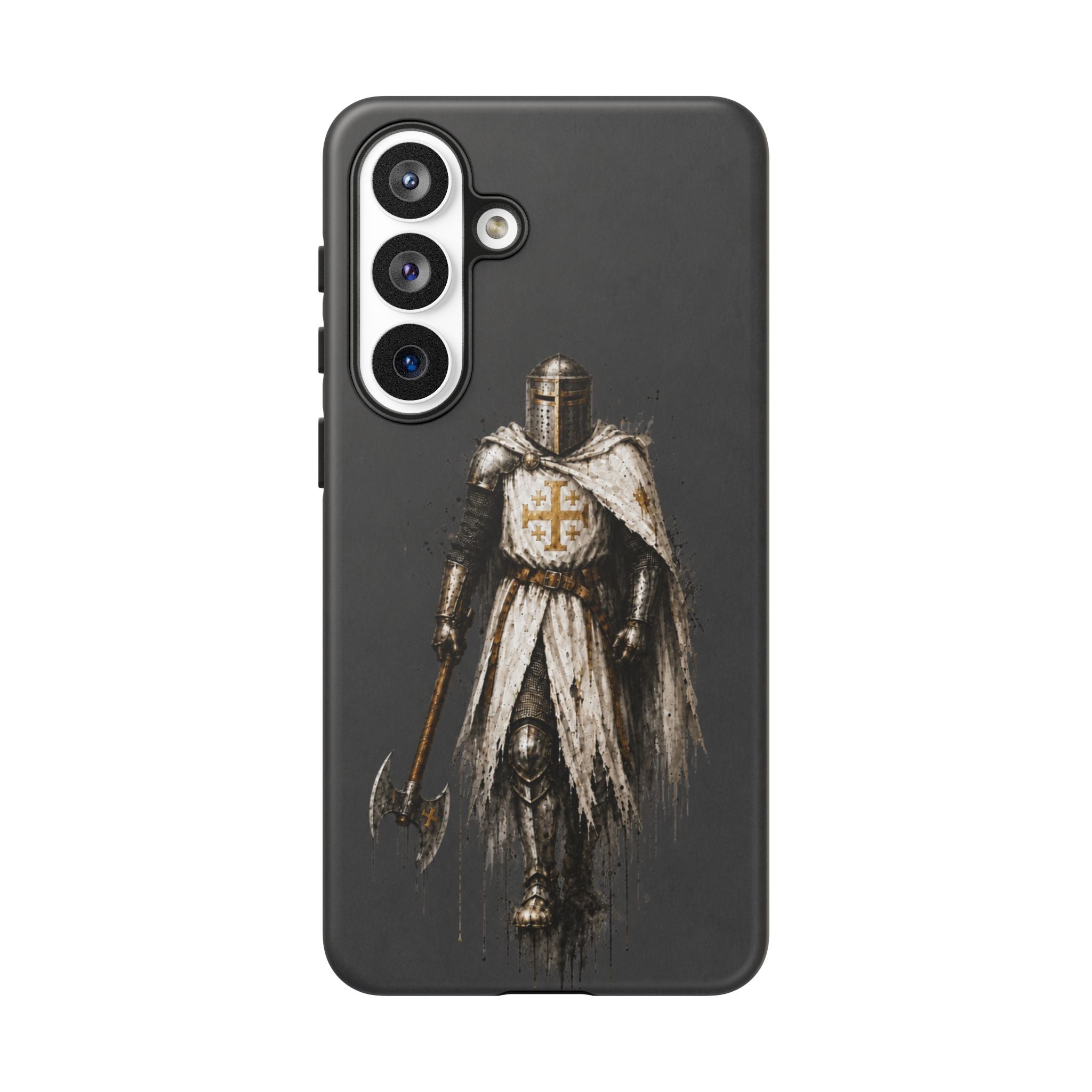 Knight Of The Kingdom Of Jerusalem Phone Case | Charcoal Grey