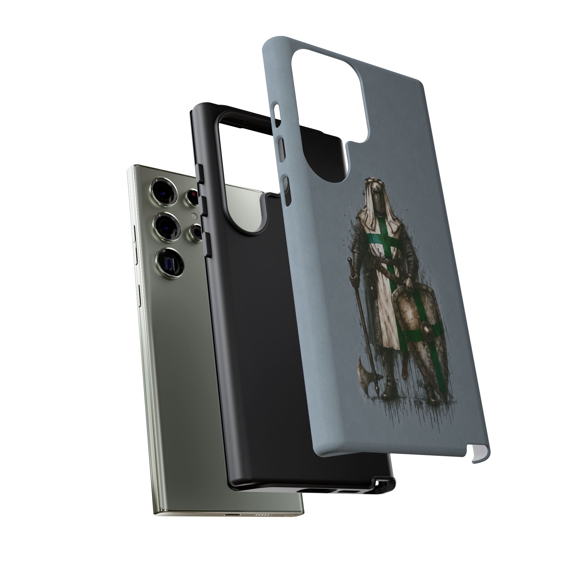 Knight Of The Order Of Saint Lazarus Phone Case | Faded Steel Blue