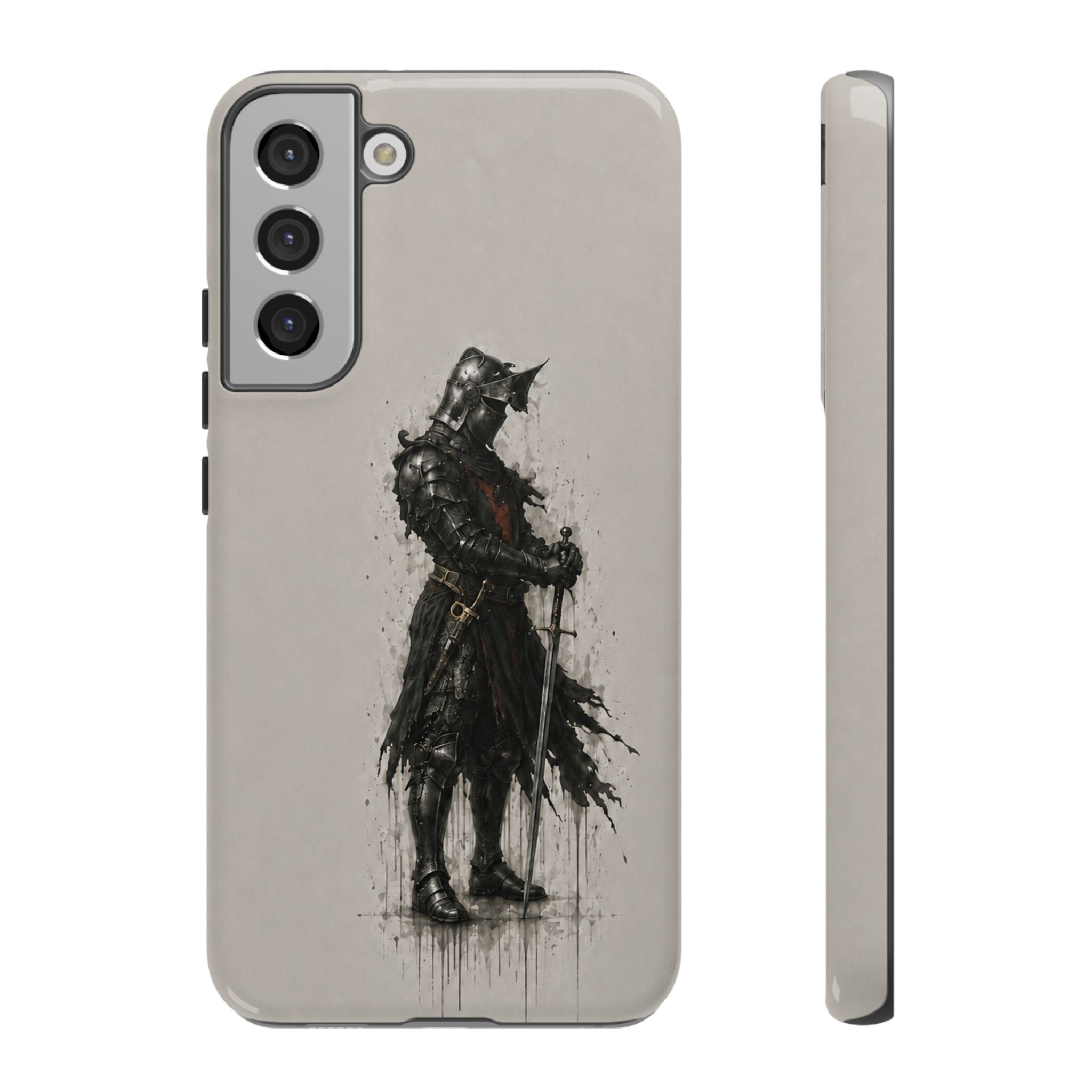The Black Prince Phone Case | Stone Grey