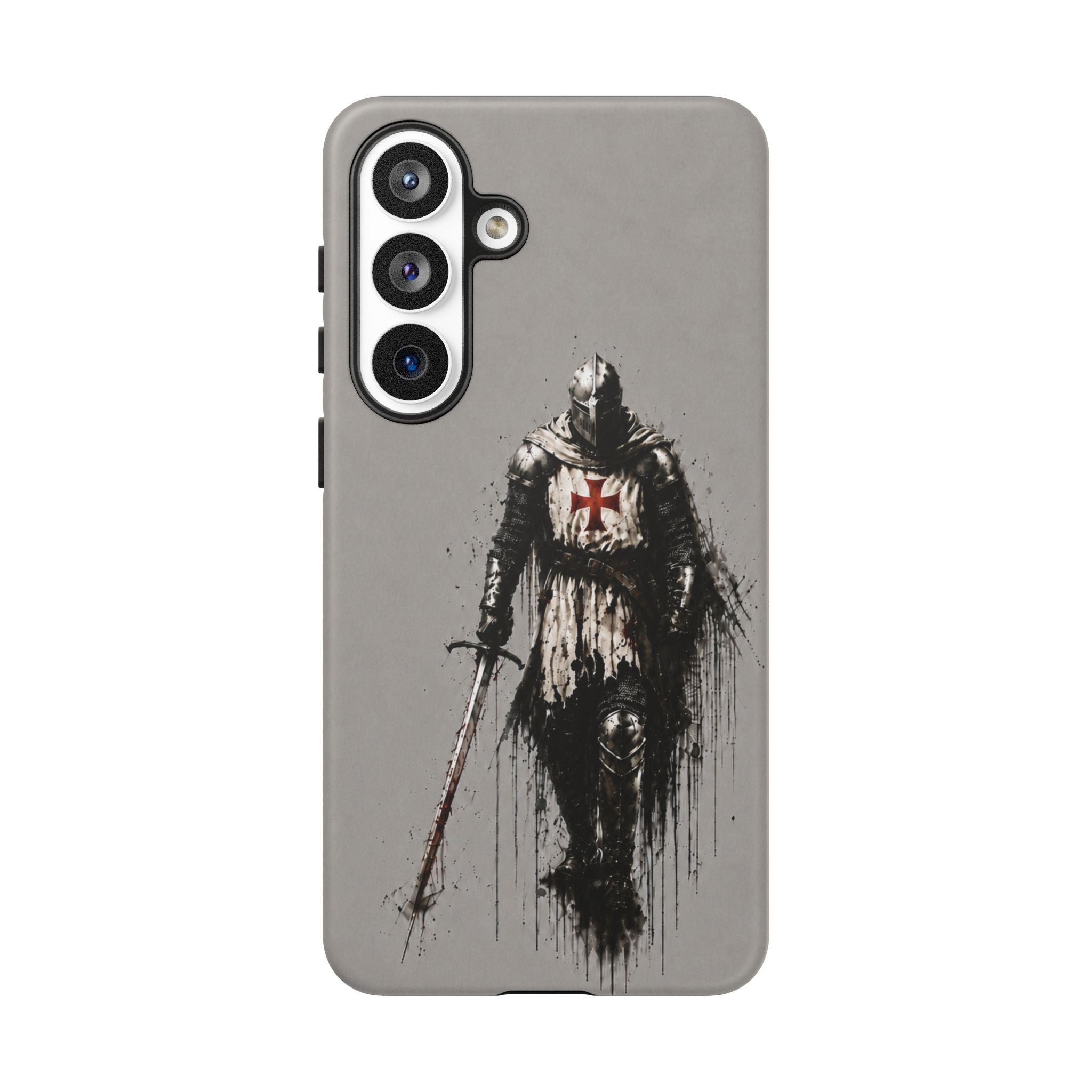 Knight Of The Templar Order Phone Case | Stone Grey