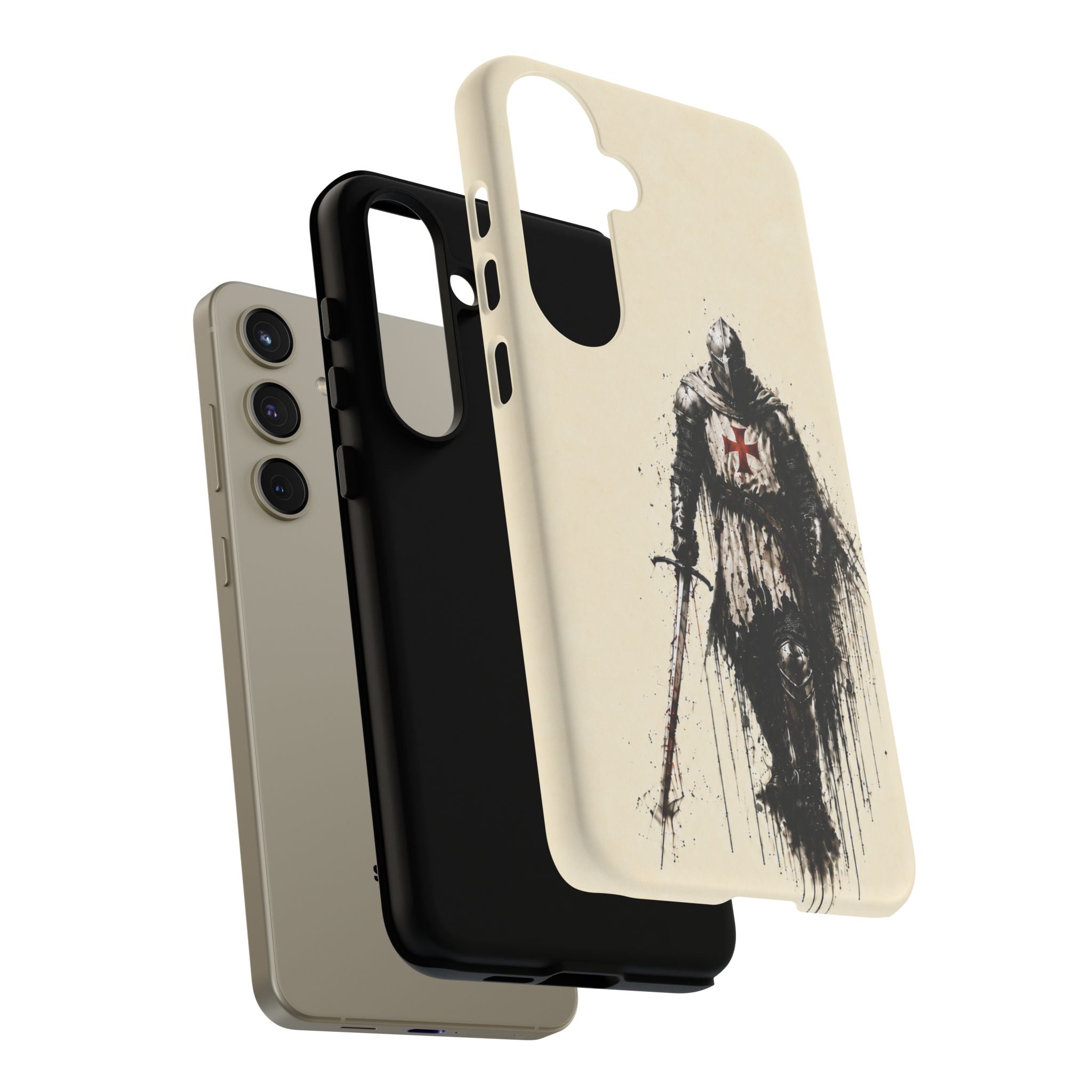 Knight Of The Templar Order Phone Case | Parchment Ivory