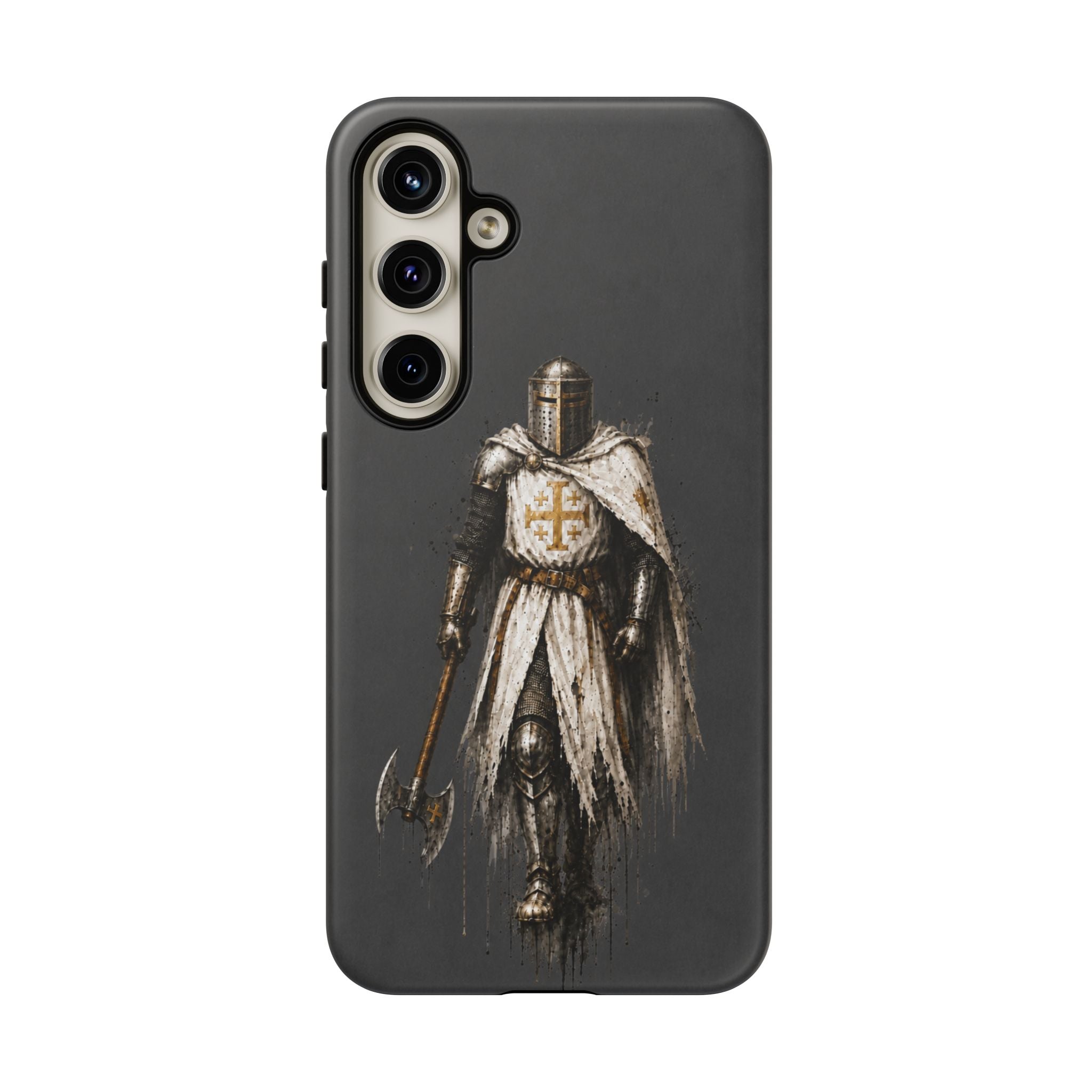 Knight Of The Kingdom Of Jerusalem Phone Case | Charcoal Grey