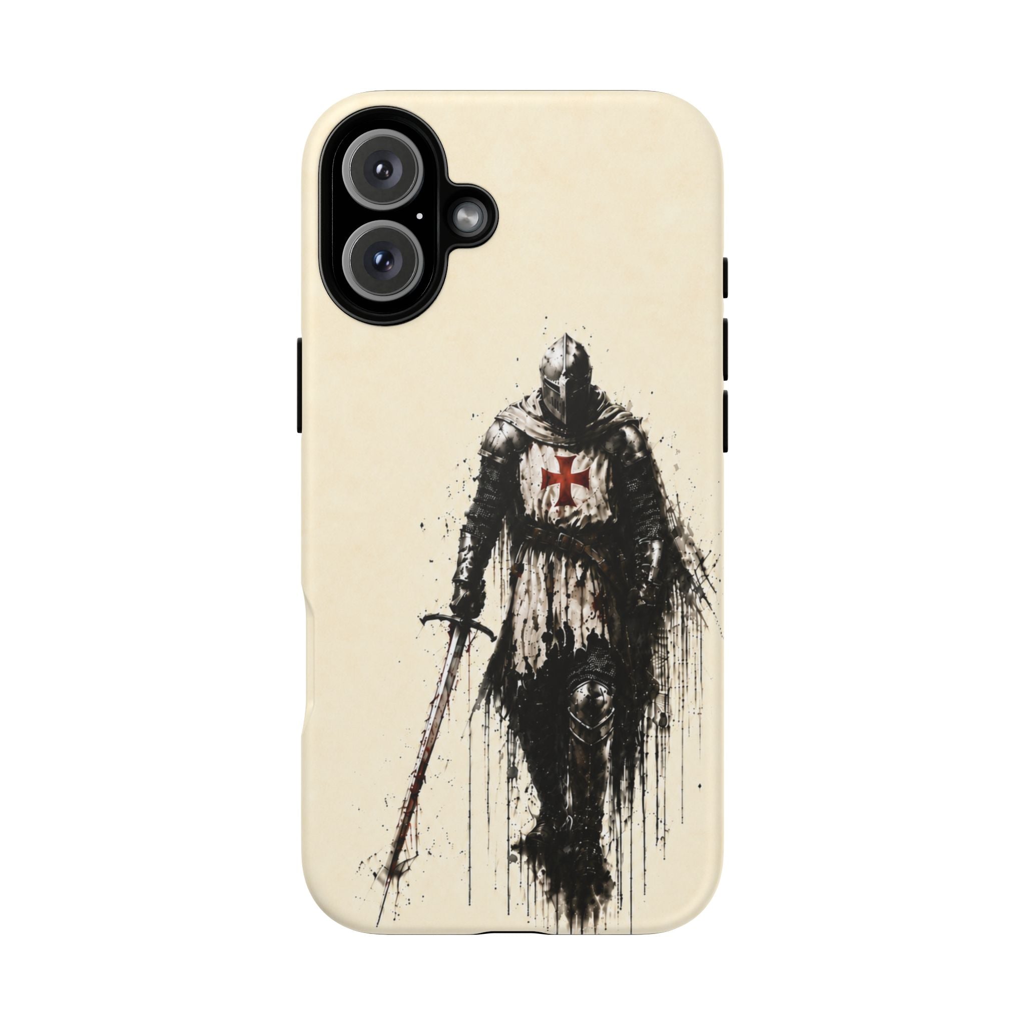Knight Of The Templar Order Phone Case | Parchment Ivory