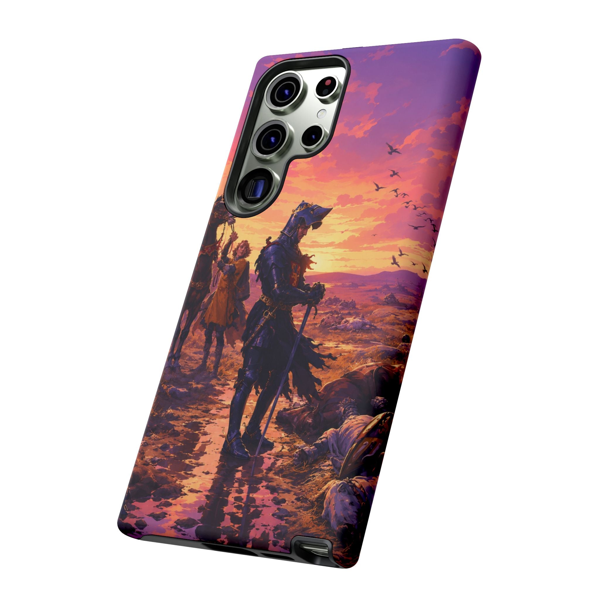 Medieval Knight Phone Cases In The GTA VI Art Style