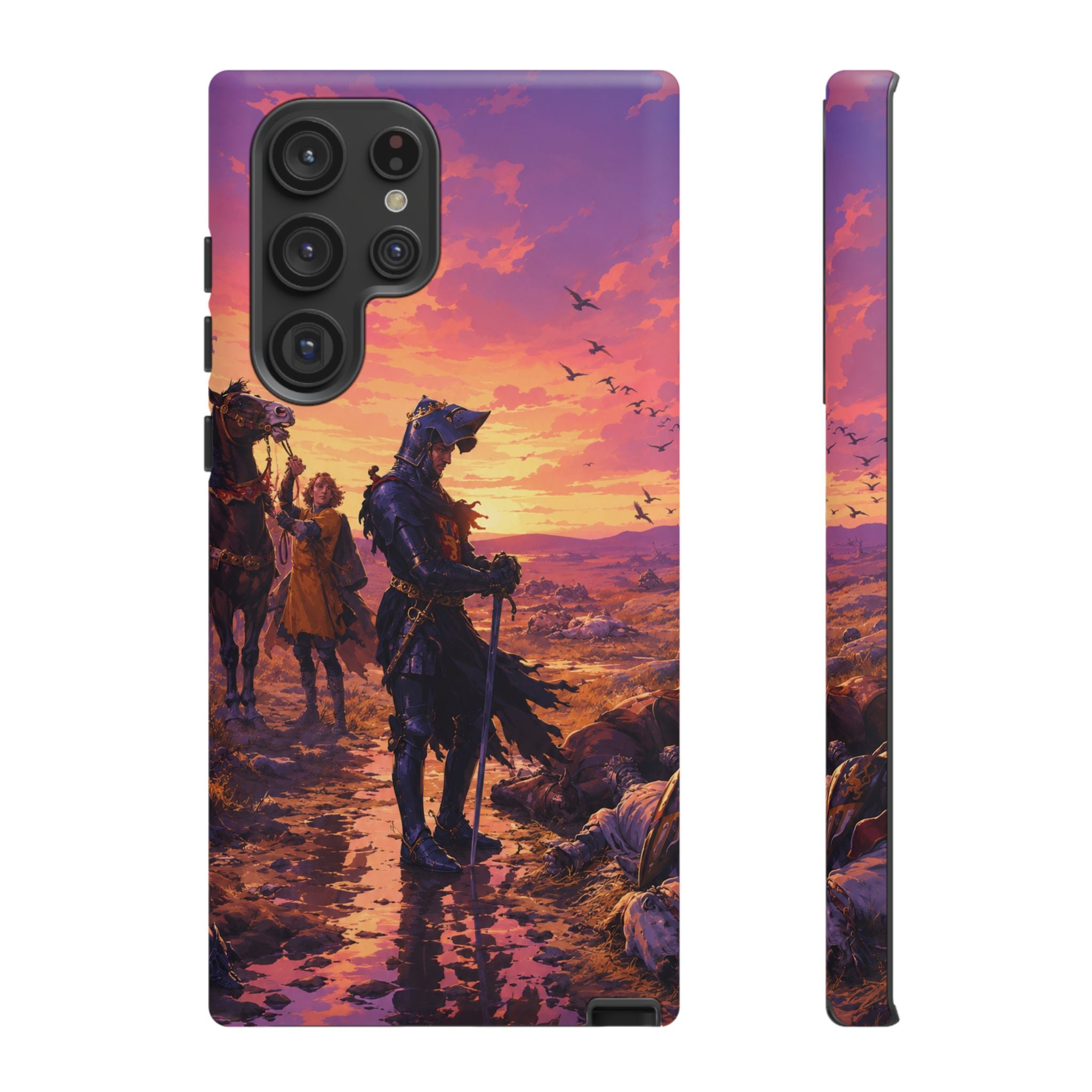 Medieval Knight Phone Cases In The GTA VI Art Style