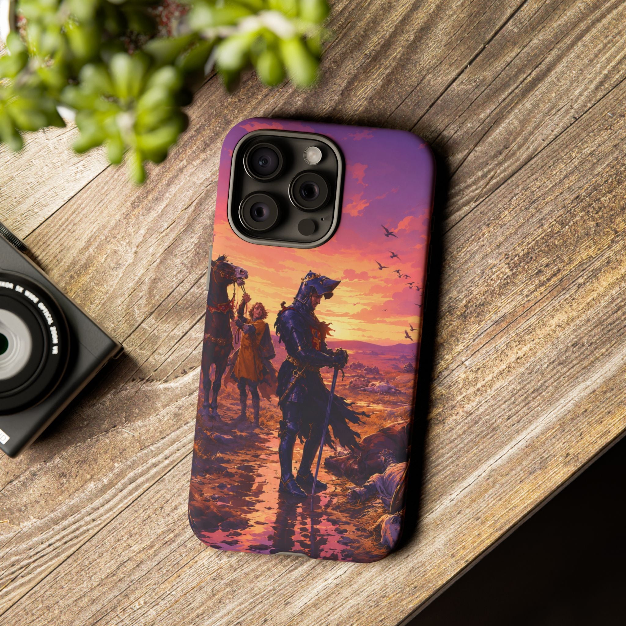 Medieval Knight Phone Cases In The GTA VI Art Style