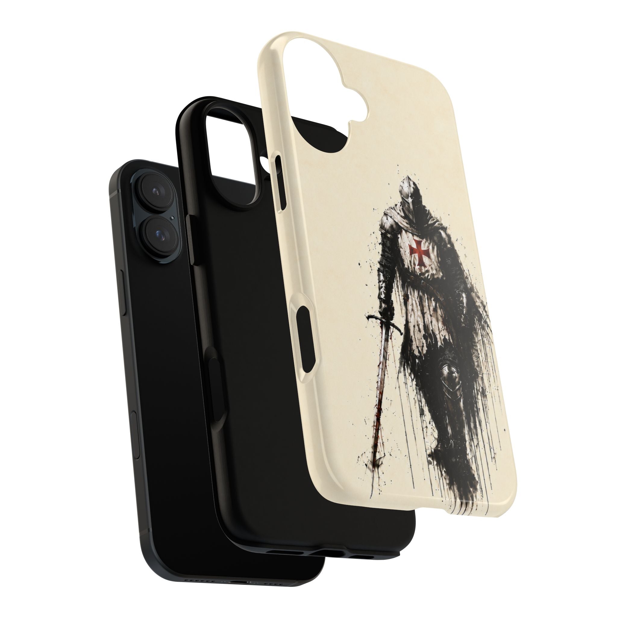 Knight Of The Templar Order Phone Case | Parchment Ivory